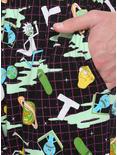 Rick and Morty Space Grid Sleep Pants - BoxLunch Exclusive, MULTI, alternate