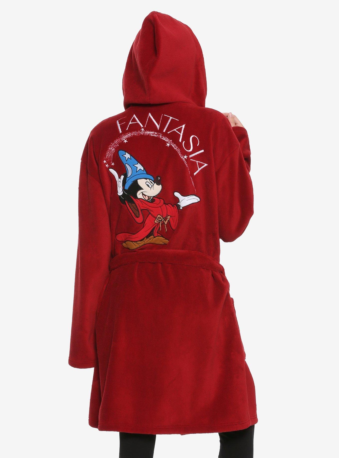Disney Fantasia Sorcerer Mickey Bath Robe - BoxLunch Exclusive, , alternate