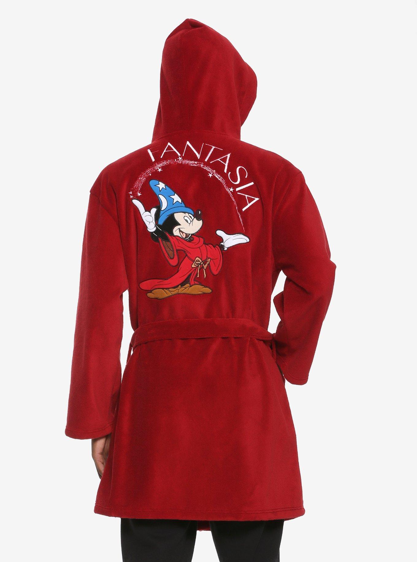 Disney Fantasia Sorcerer Mickey Bath Robe - BoxLunch Exclusive, , alternate