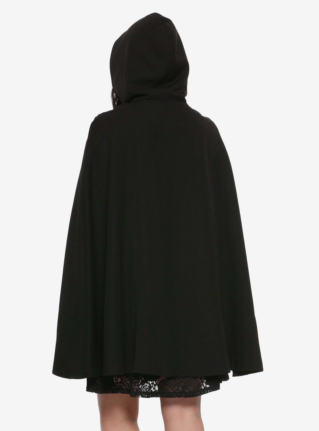 Veronica lodge black 2025 hooded cape