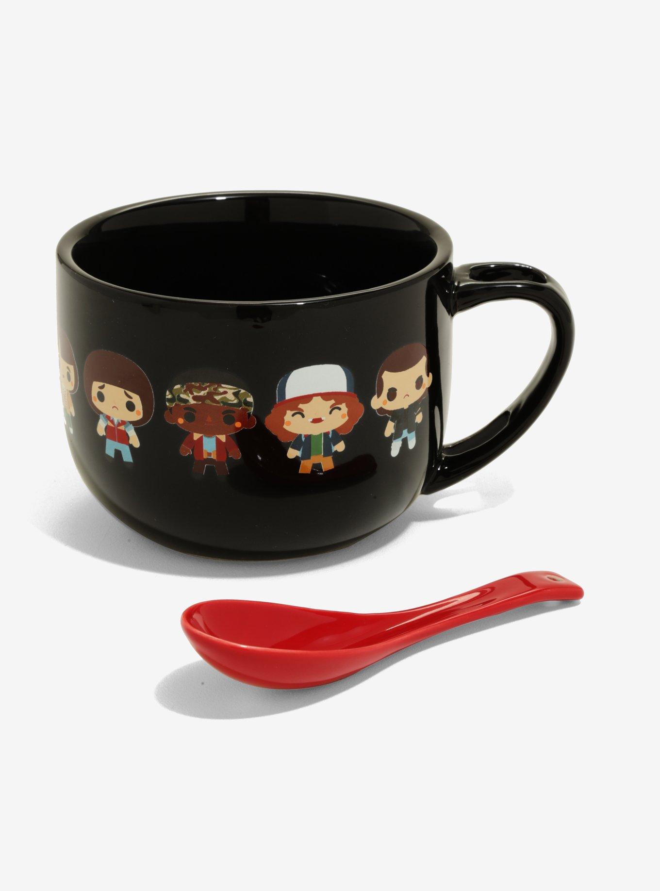 Stranger Things Chibi Characters Mug & Spoon Set, , alternate