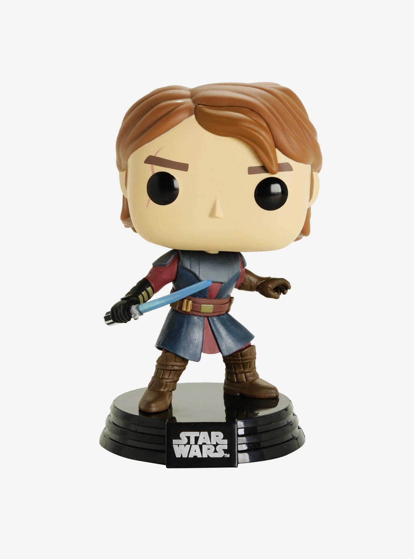 Funko POP! Star Wars: Clone Wars Count Dooku And Anakin Skywalker Vinyl Bobblehead 2-Pack Exclusive