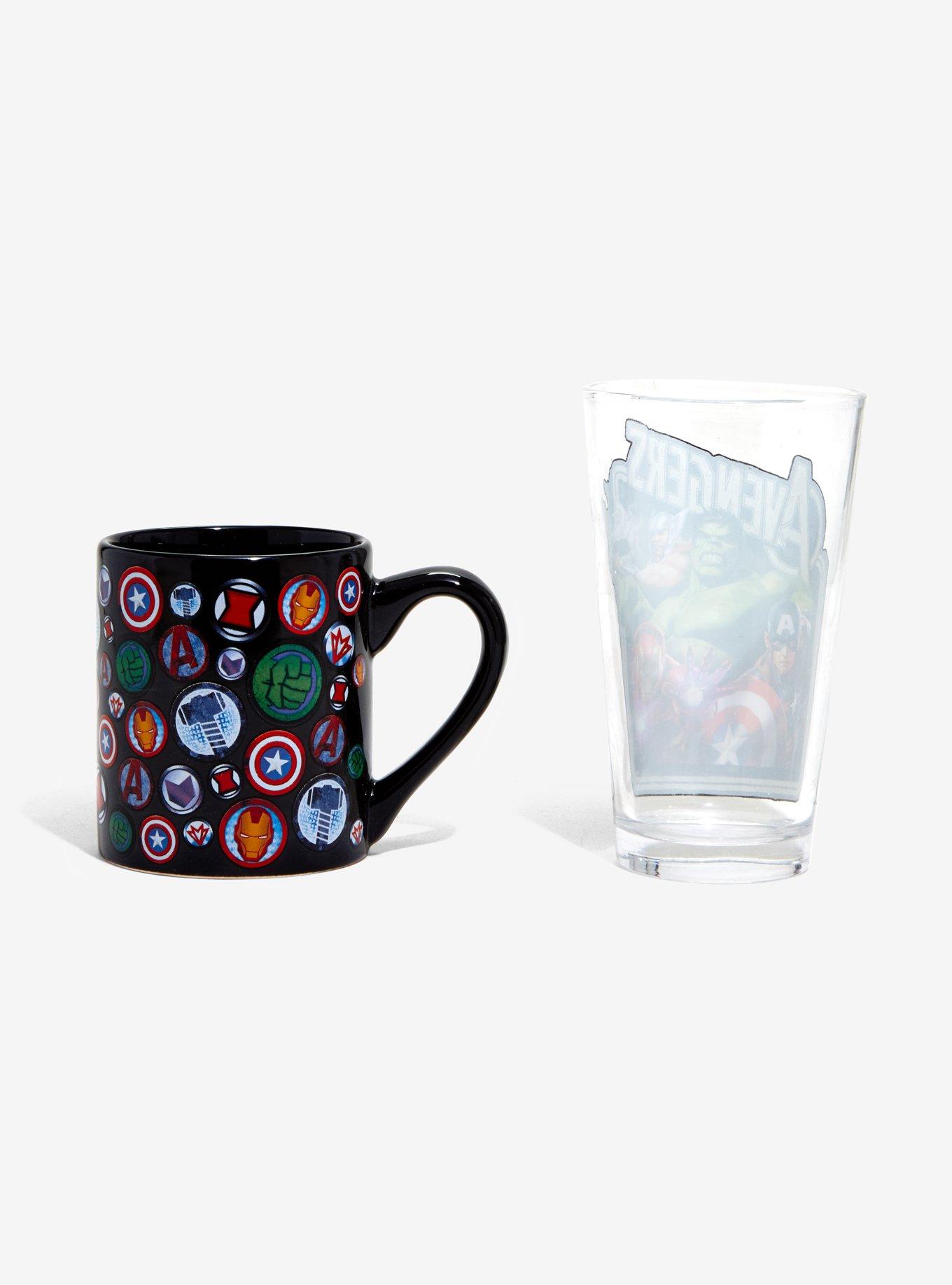 Marvel Avengers Mug & Pint Glass Set, , alternate