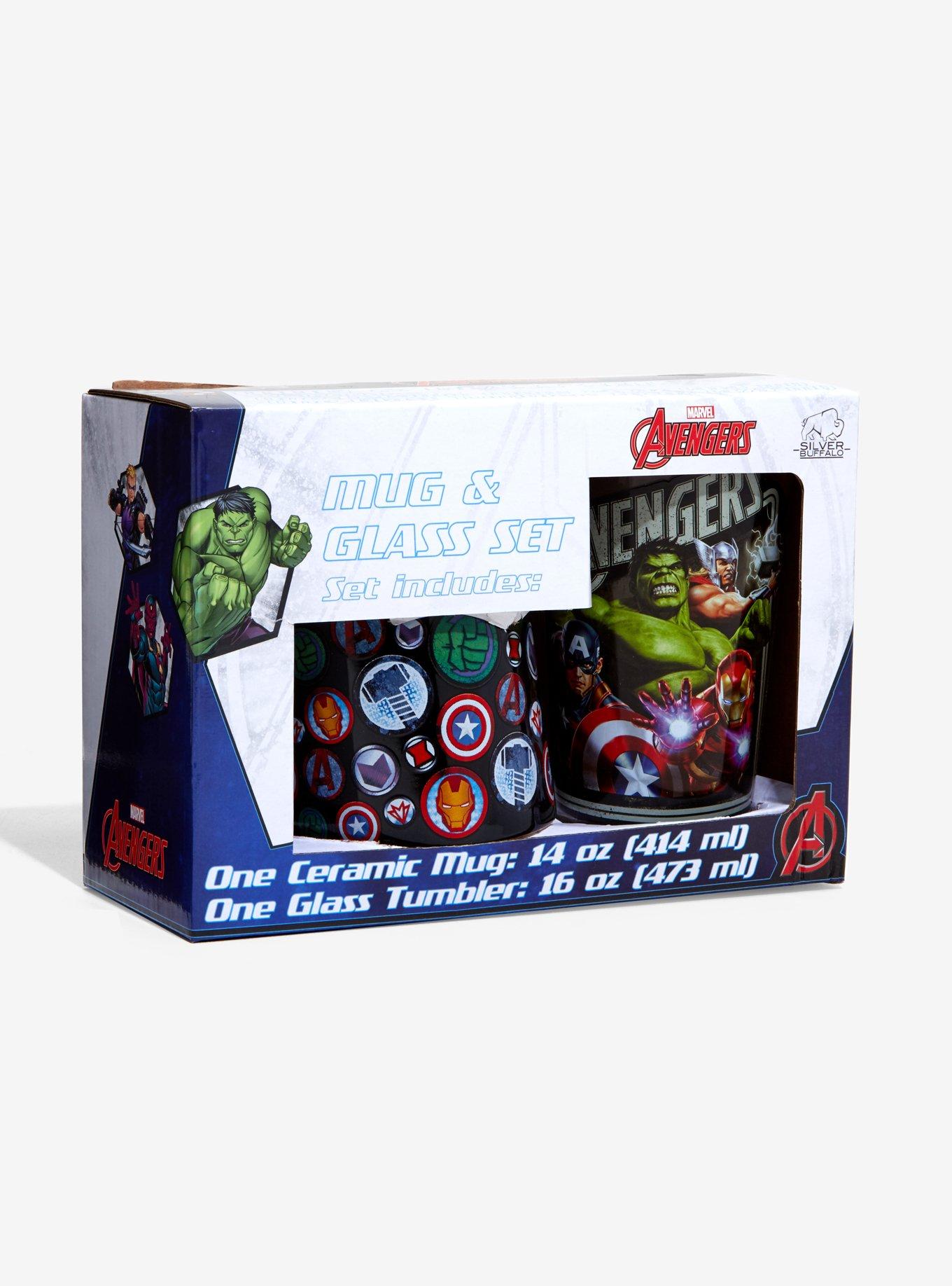 Marvel Avengers Mug & Pint Glass Set, , alternate