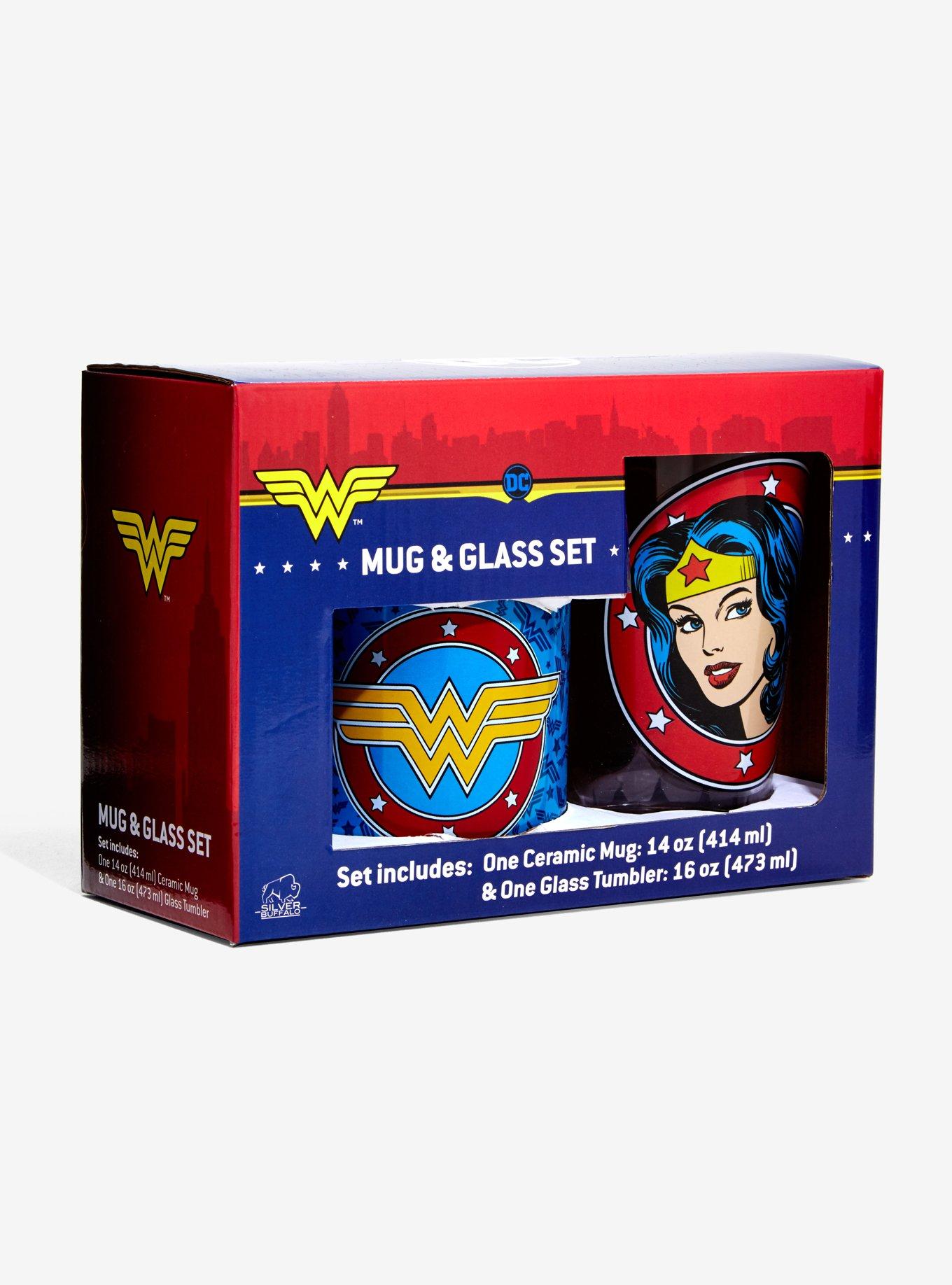 DC Comics Wonder Woman Mug & Pint Glass Set, , alternate