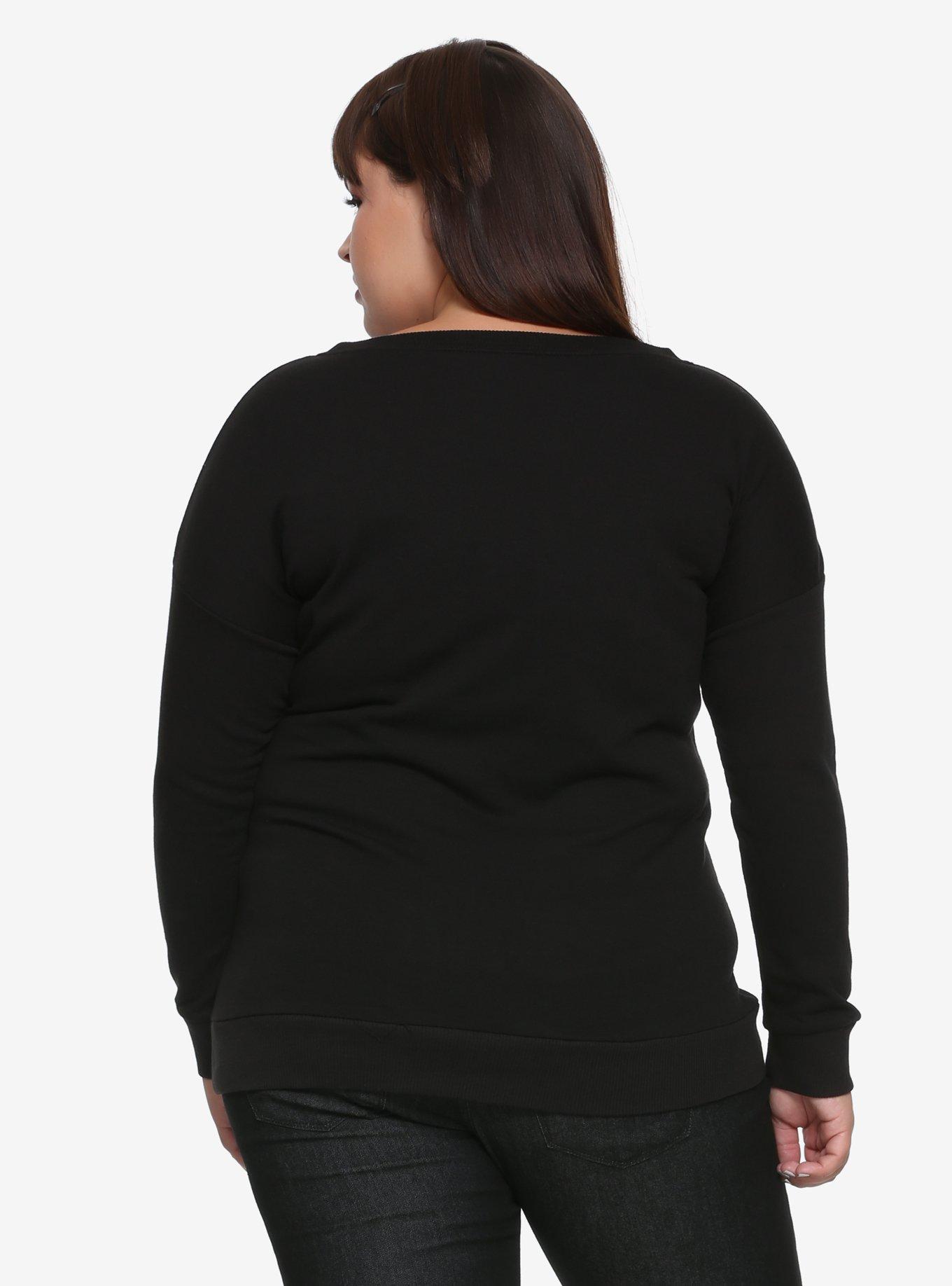 Supernatural Tie-Dye Logo Girls Pullover Plus Size, , alternate