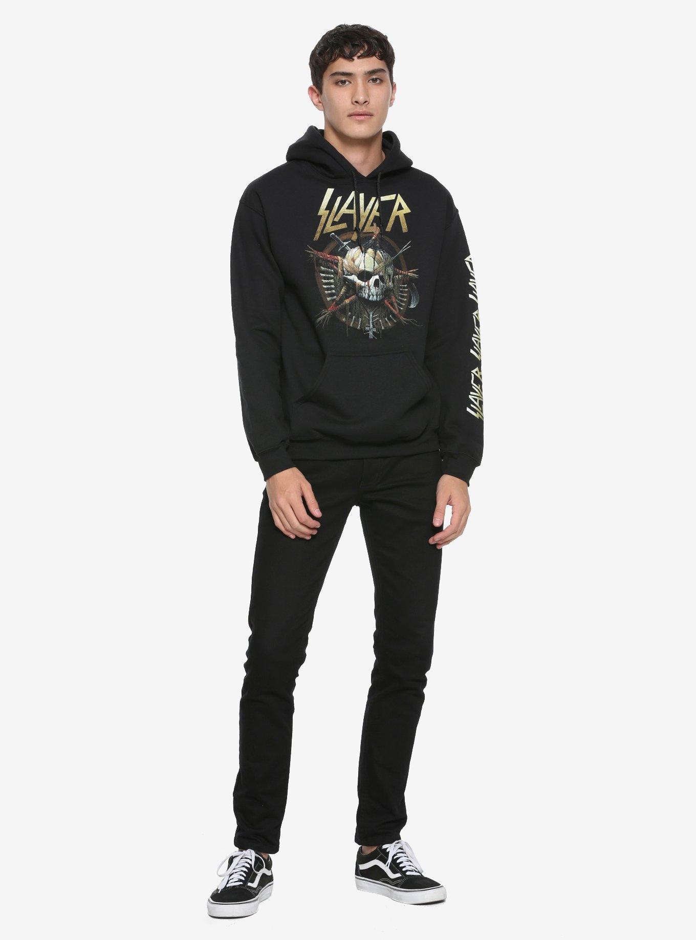 Slayer Skull & Twigs Pentagram Hoodie, , alternate