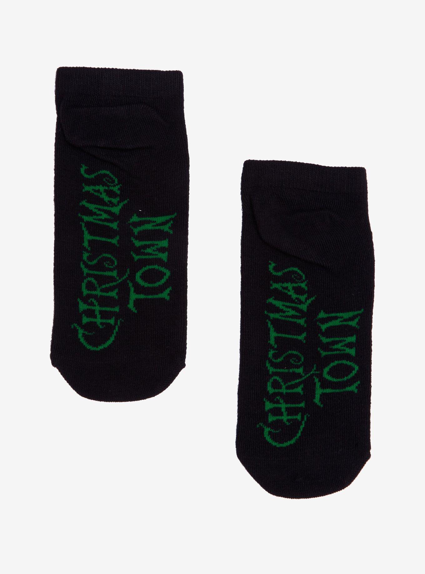 The Nightmare Before Christmas Tree Door No-Show Socks, , alternate