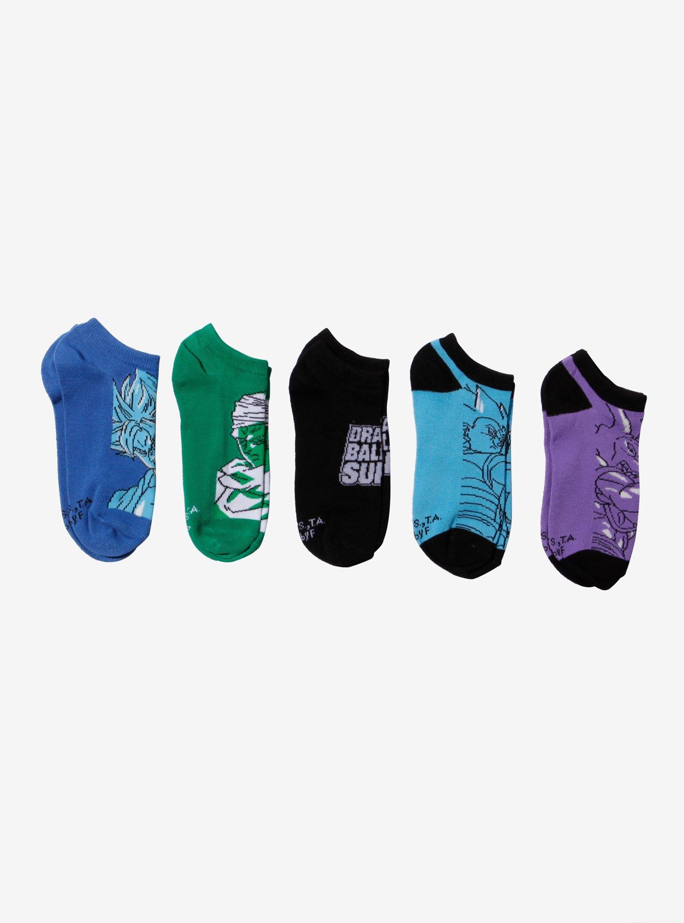 Dragon Ball Super Character No-Show Socks, , alternate - view 2