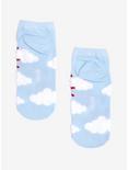 Disney Moana Hei Hei Clouds No-Show Socks, , alternate