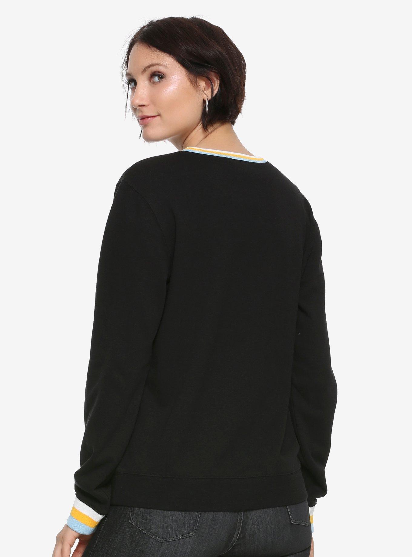 SpongeBob SquarePants Rainbow Womens Crewneck Sweatshirt - BoxLunch Exclusive, , alternate