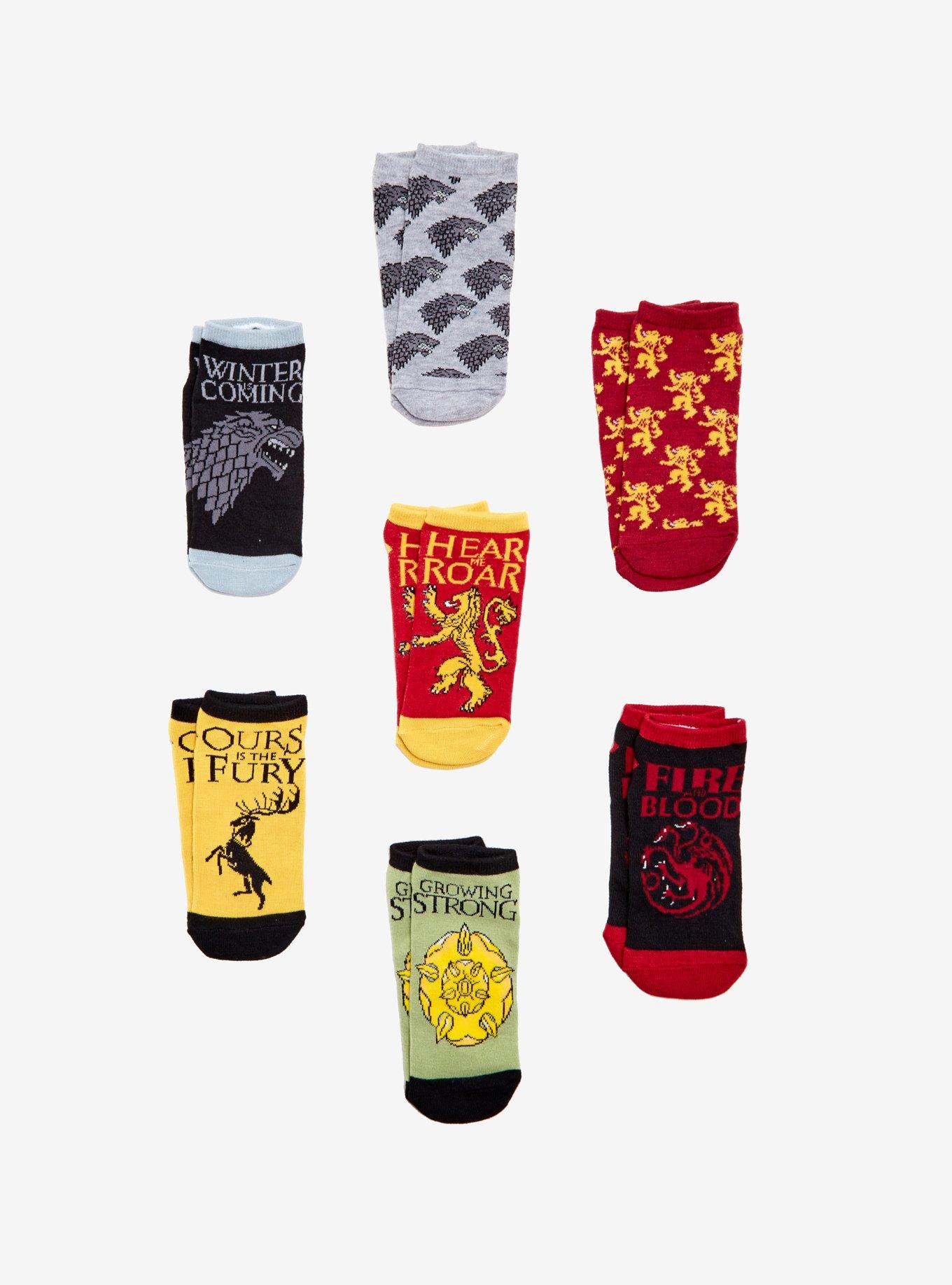 Game Of Thrones 7 Days Of Socks Gift Set, , alternate