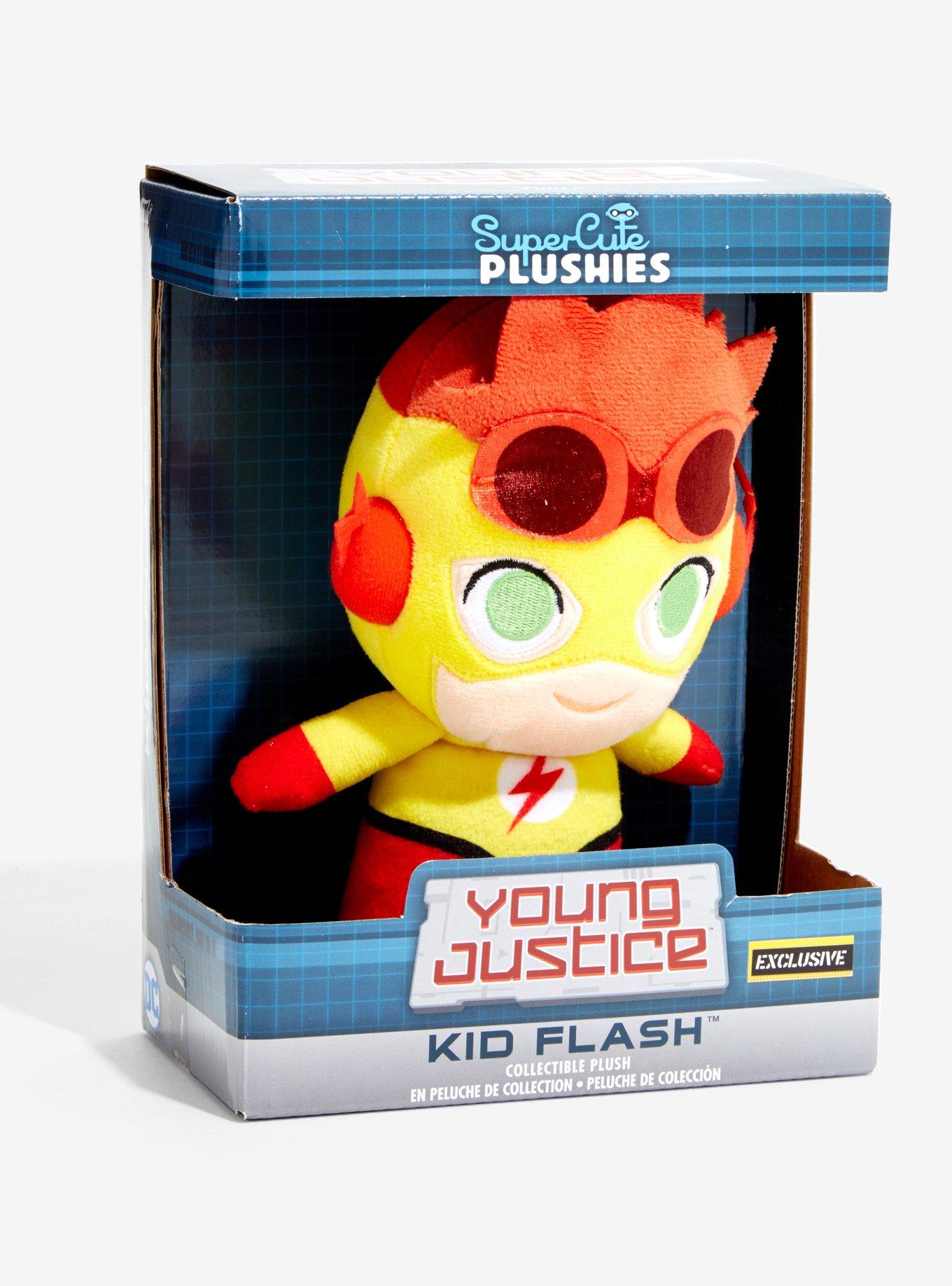 Funko DC Young Justice SuperCute Plushies Kid Flash Plush Collectible Hot Topic Exclusive, , alternate