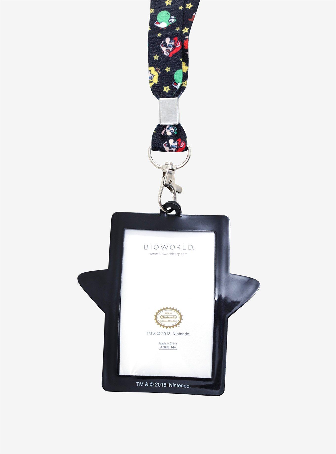 Nintendo Super Mario Bros. Star Power Lanyard - BoxLunch Exclusive, , alternate