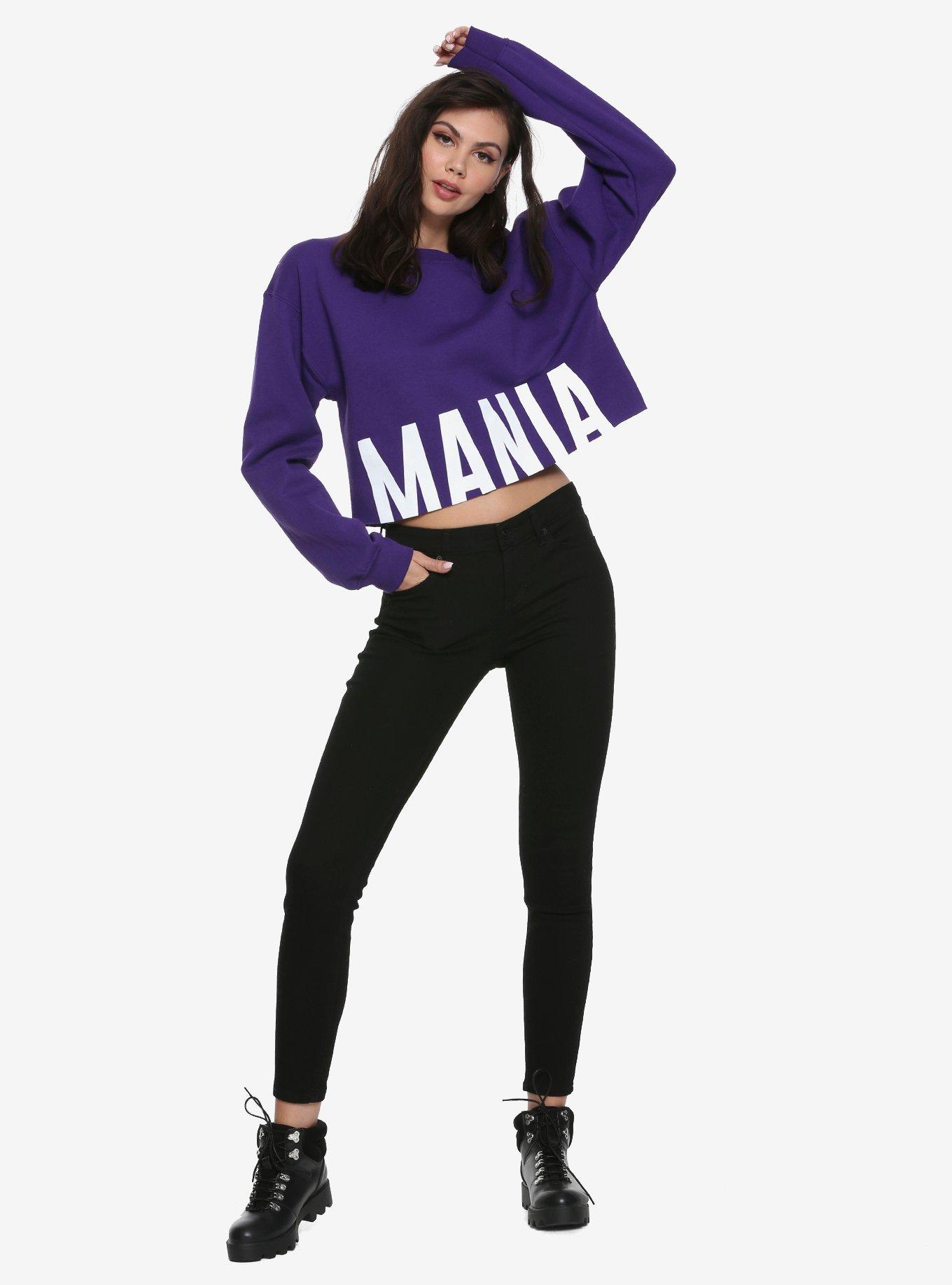 Fall Out Boy Mania Girls Cropped Sweatshirt, , alternate