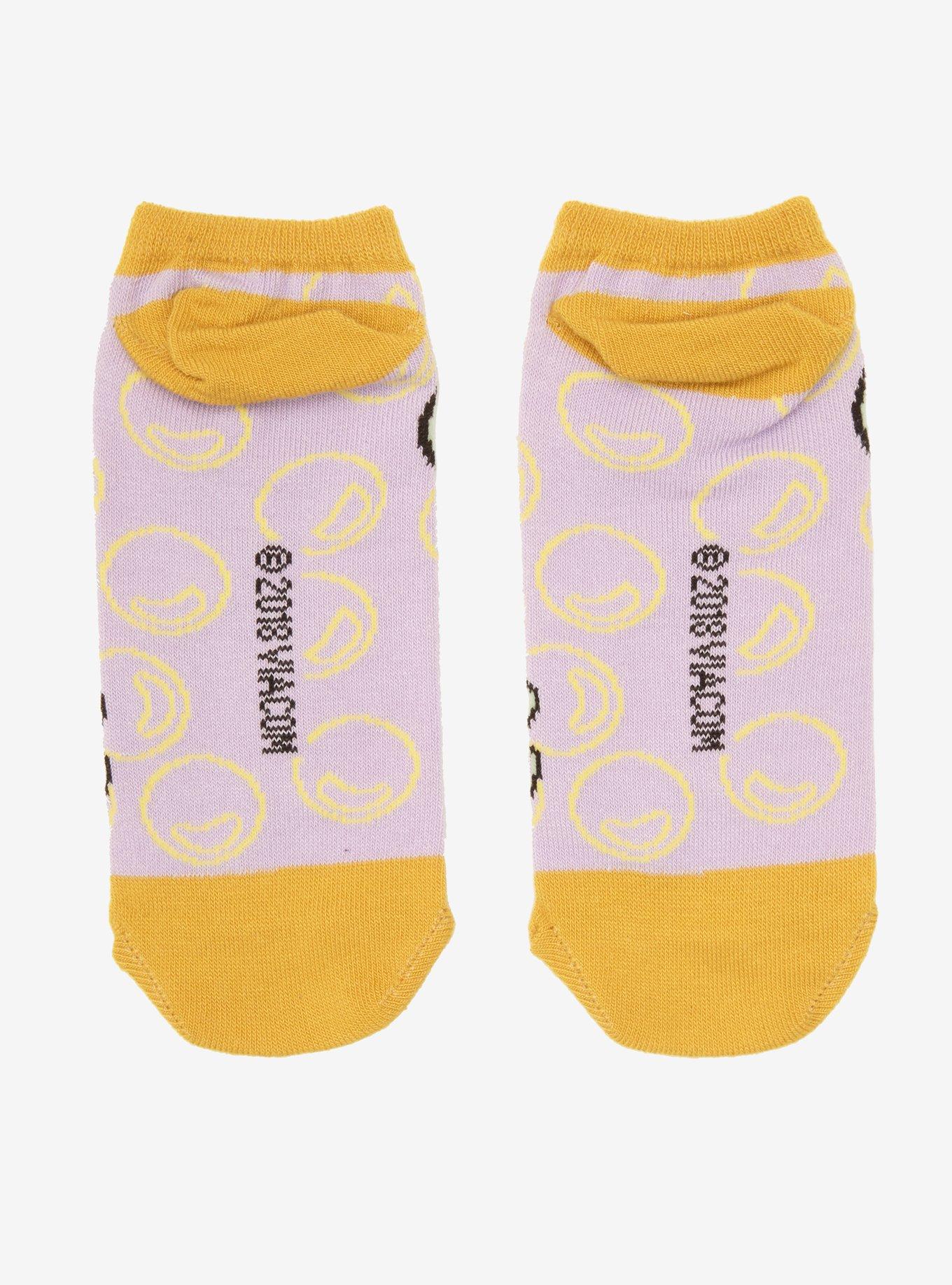 SpongeBob SquarePants Happy Squidward No-Show Socks, , alternate
