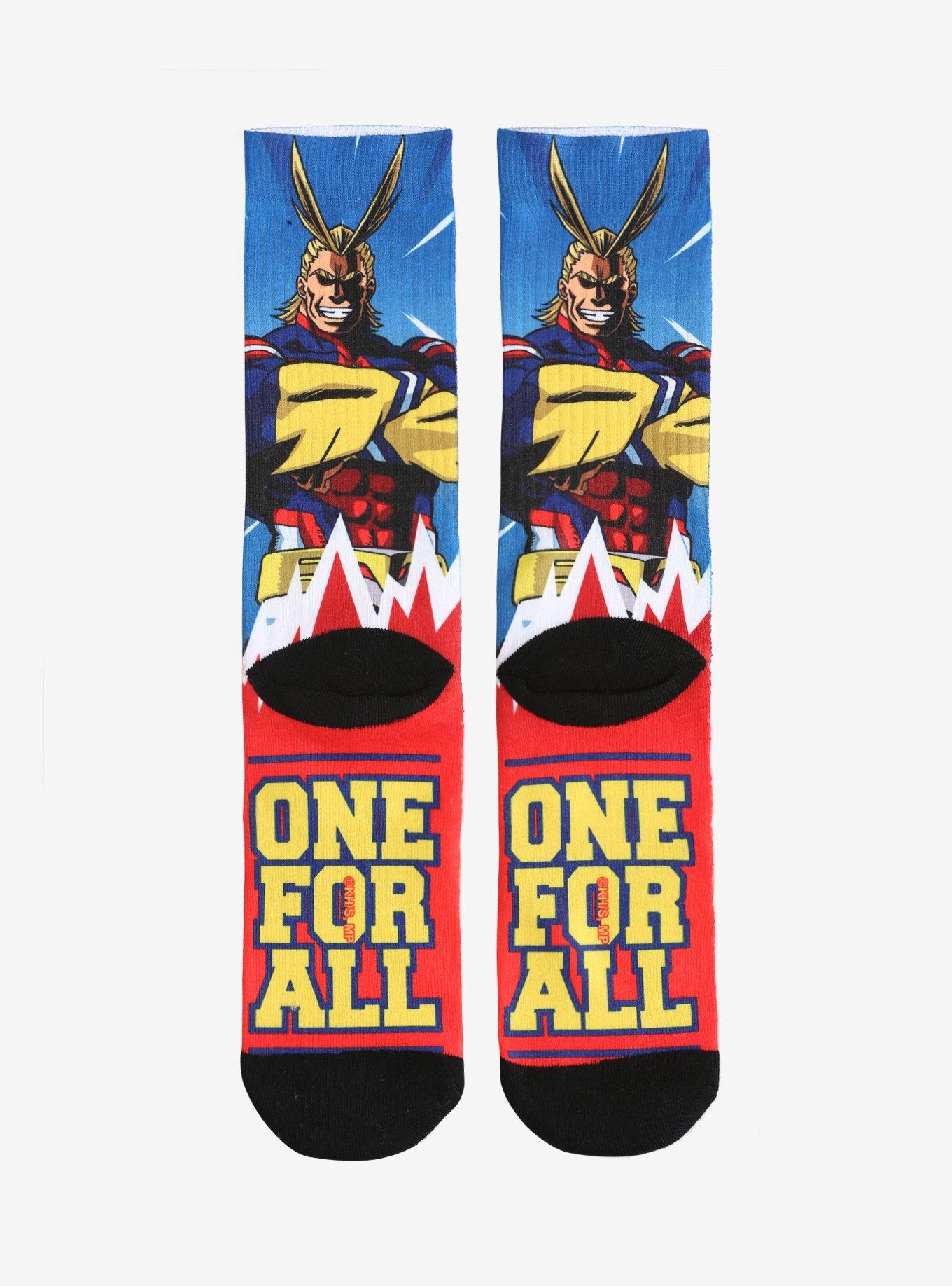 My Hero Academia All Might Crew Socks, , alternate