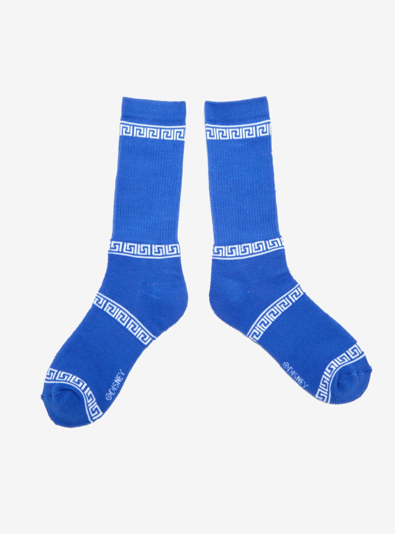 Disney Hercules Pottery Portrait Crew Socks, , alternate