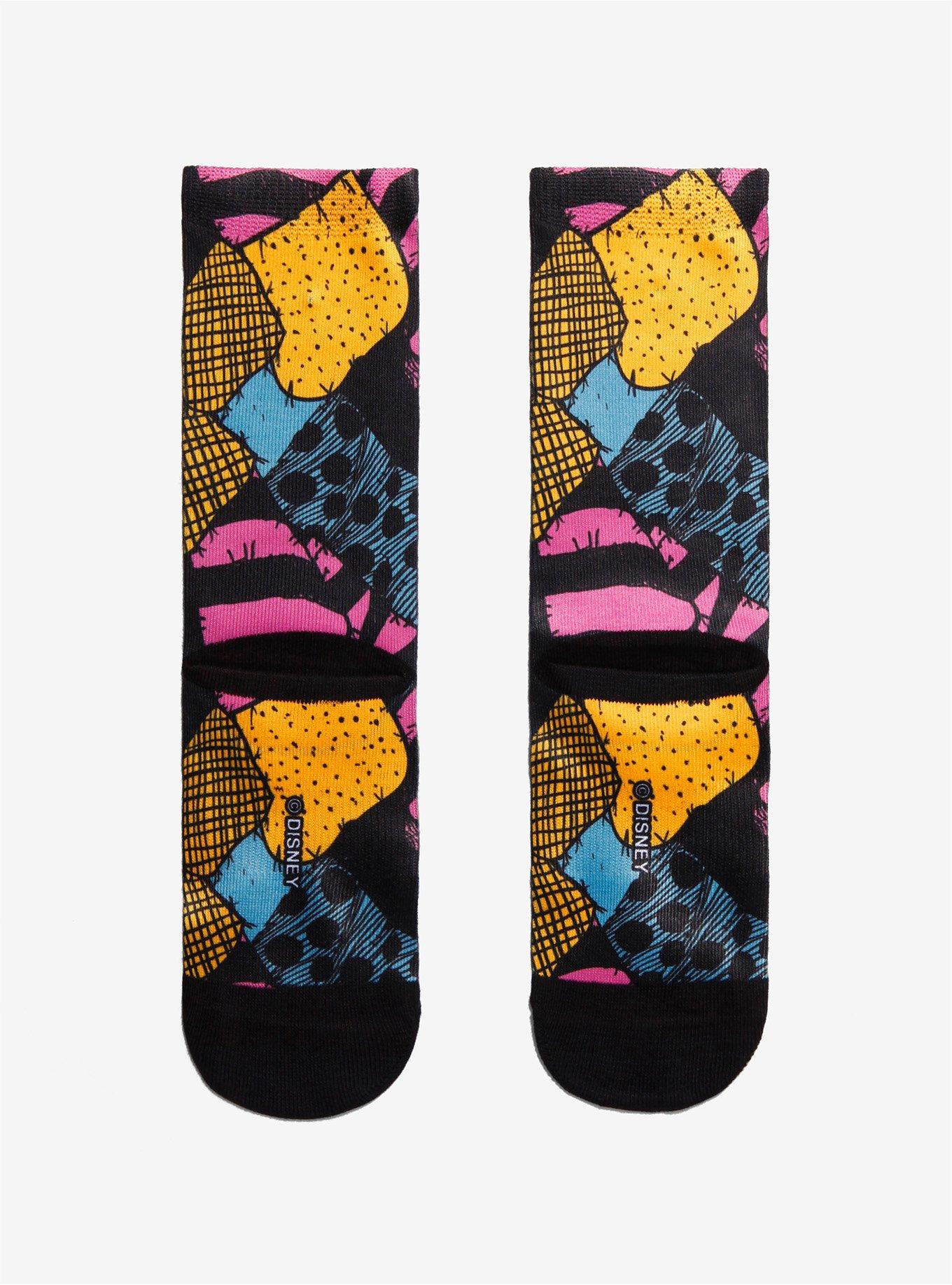 The Nightmare Before Christmas Sally Stitches Socks - BoxLunch Exclusive, , alternate