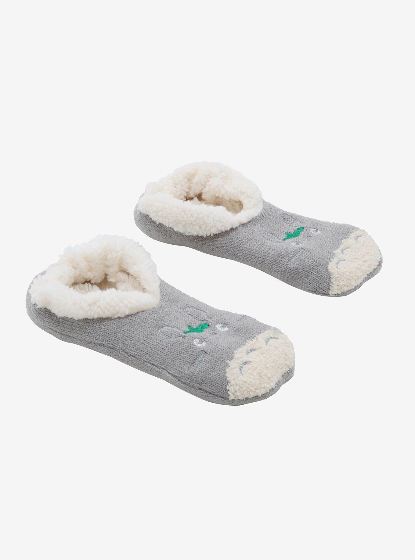 Studio Ghibli My Neighbor Totoro Leaf Cozy Slipper Socks - BoxLunch Exclusive, , alternate