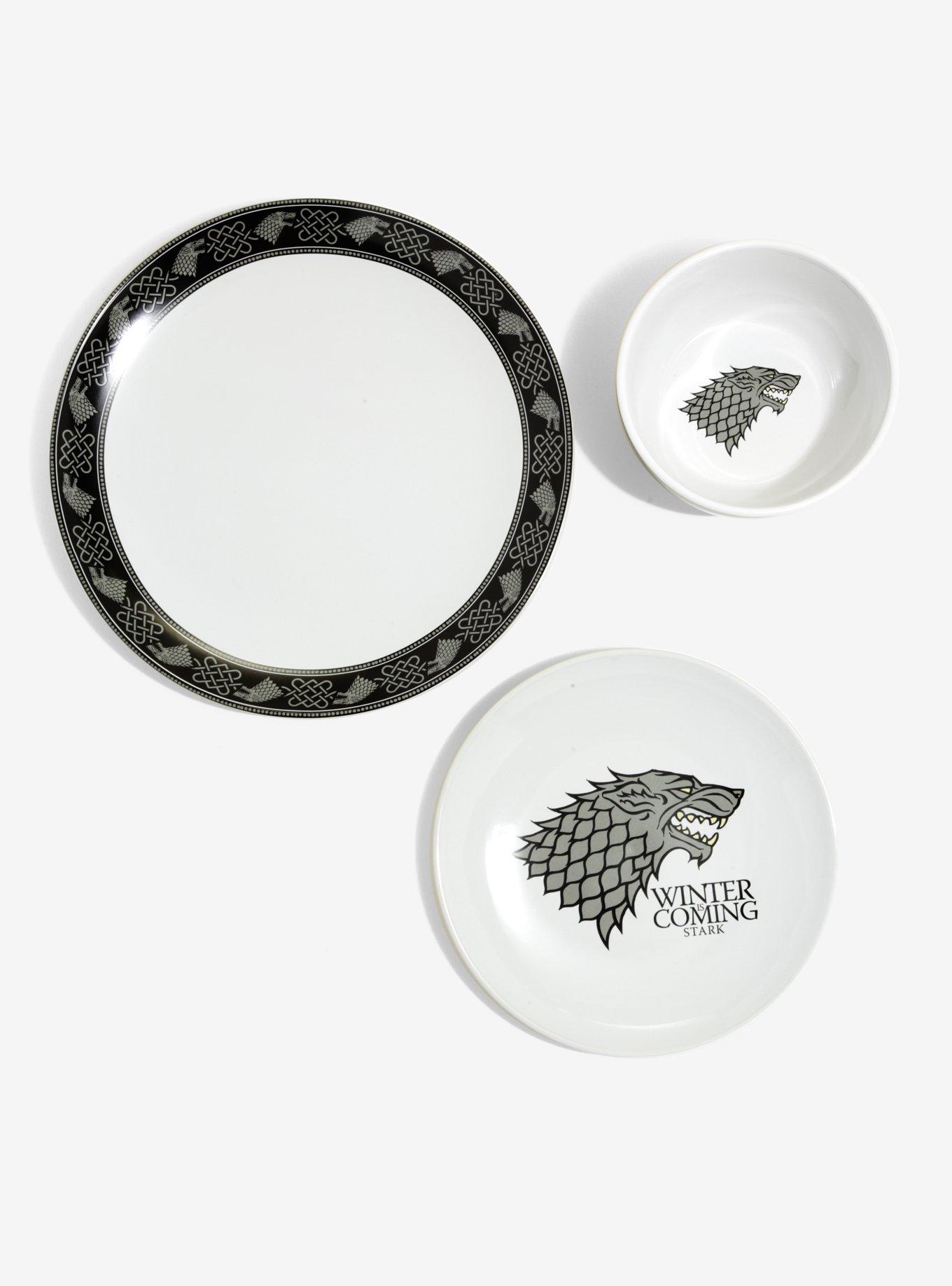 Game Of Thrones Stark Dinnerware Set, , alternate