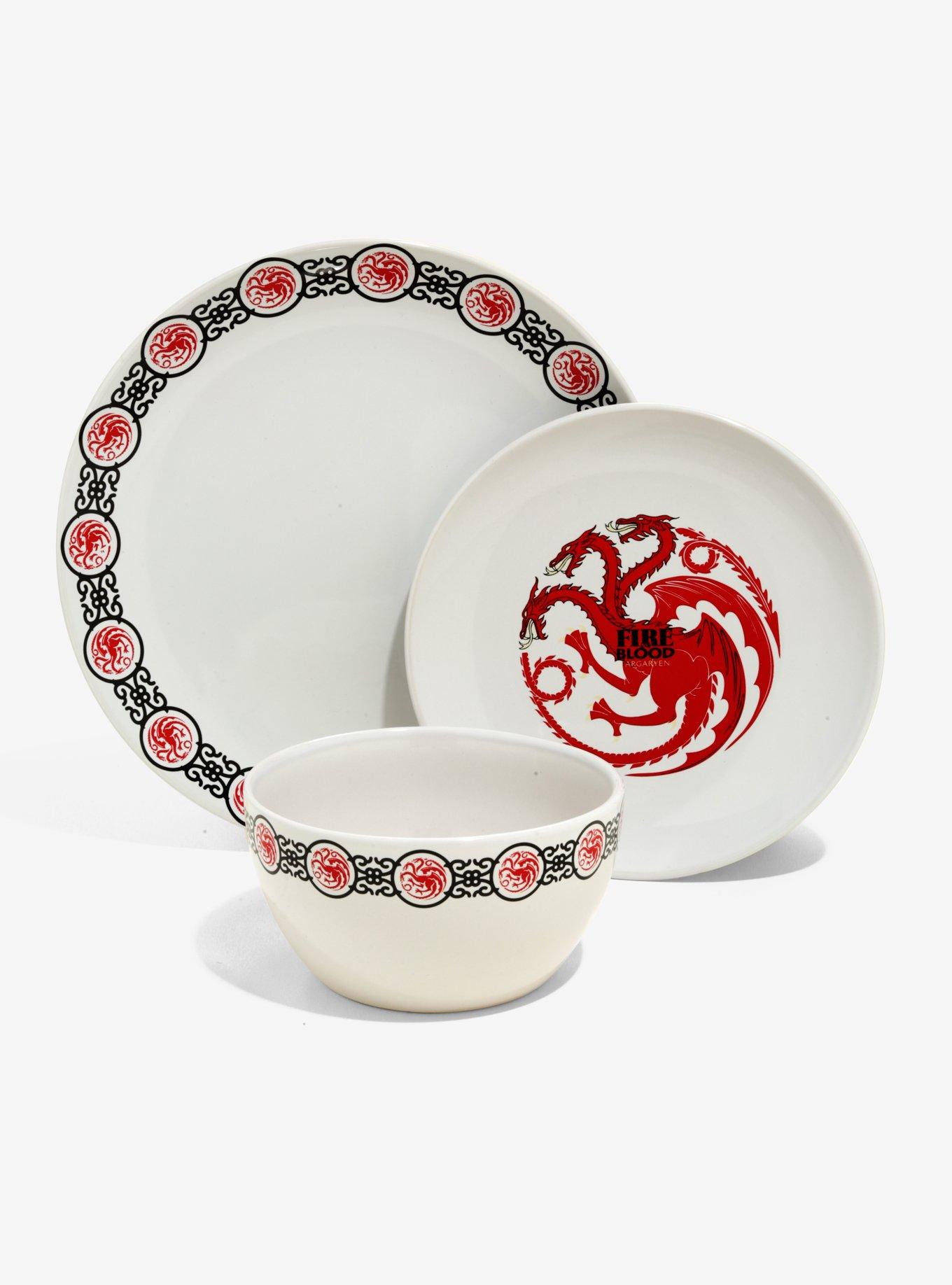 Game Of Thrones Targaryen Dinnerware Set, , alternate