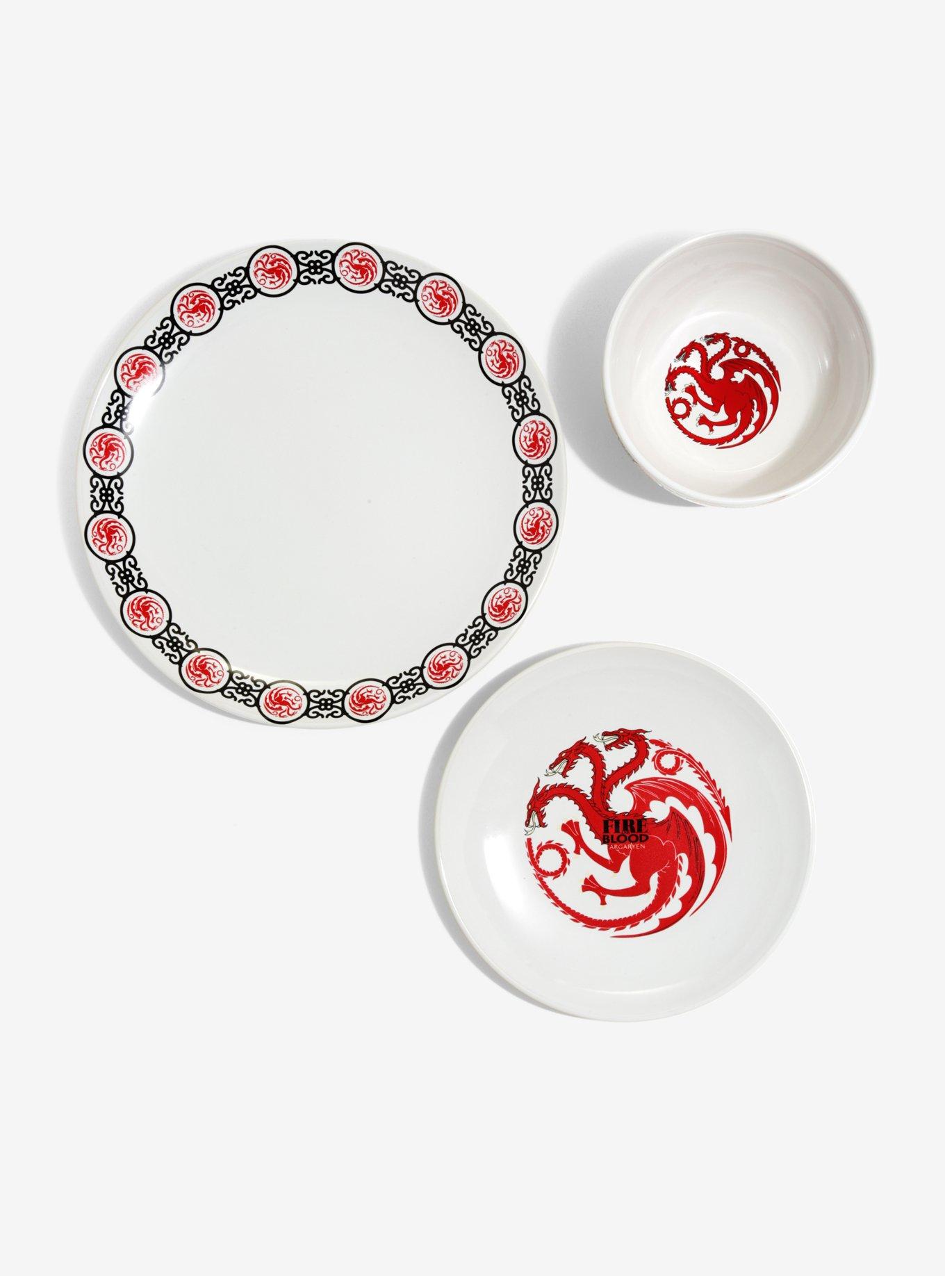 Game Of Thrones Targaryen Dinnerware Set, , alternate