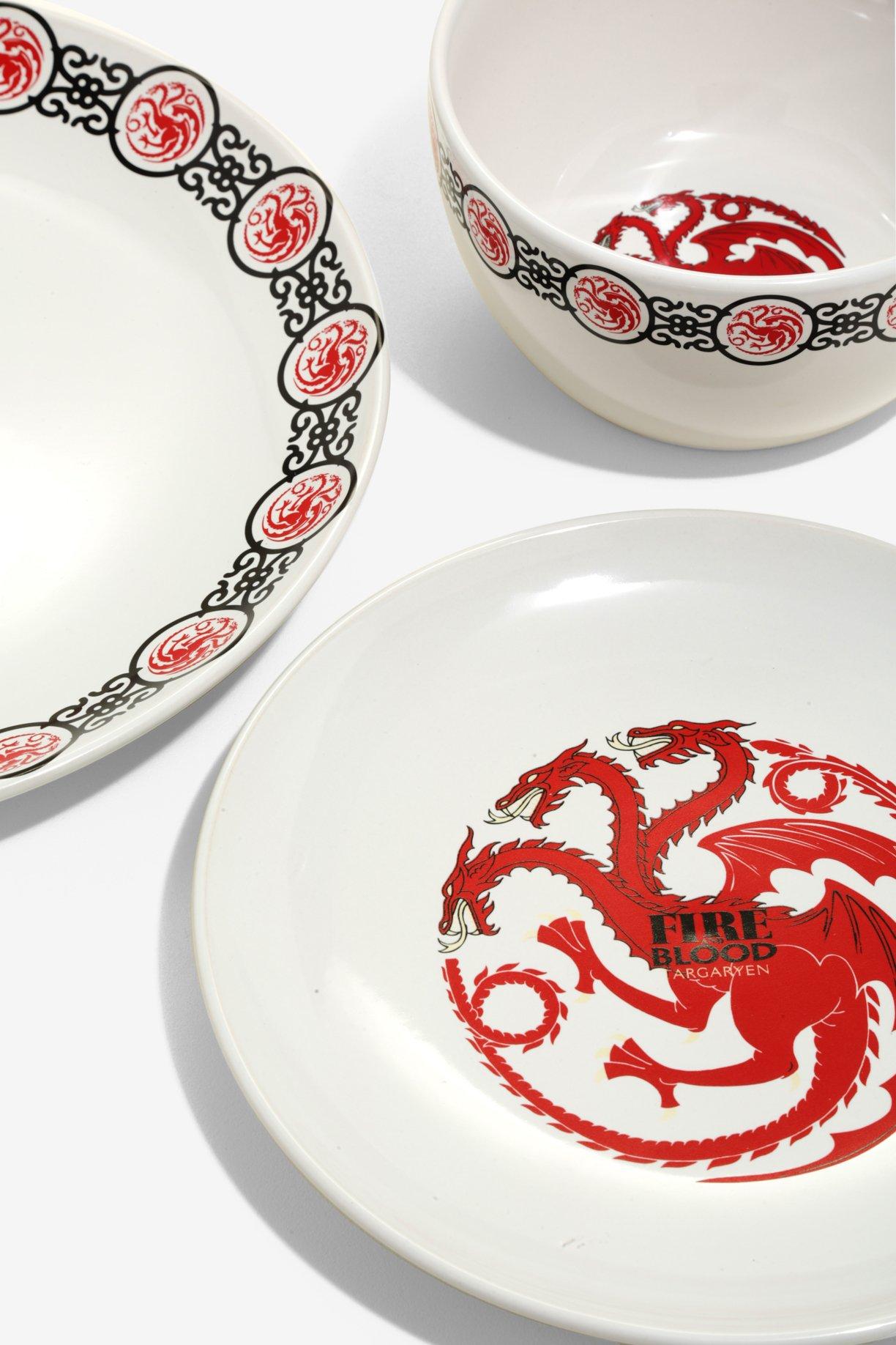 Game Of Thrones Targaryen Dinnerware Set, , alternate