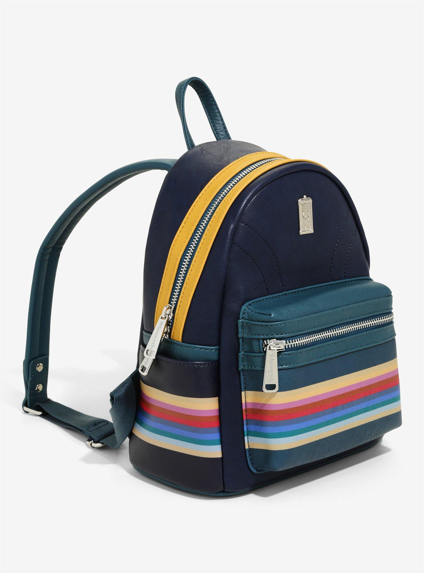 Loungefly Doctor Who Thirteenth Doctor Striped Mini Backpack - BoxLunch Exclusive, , alternate