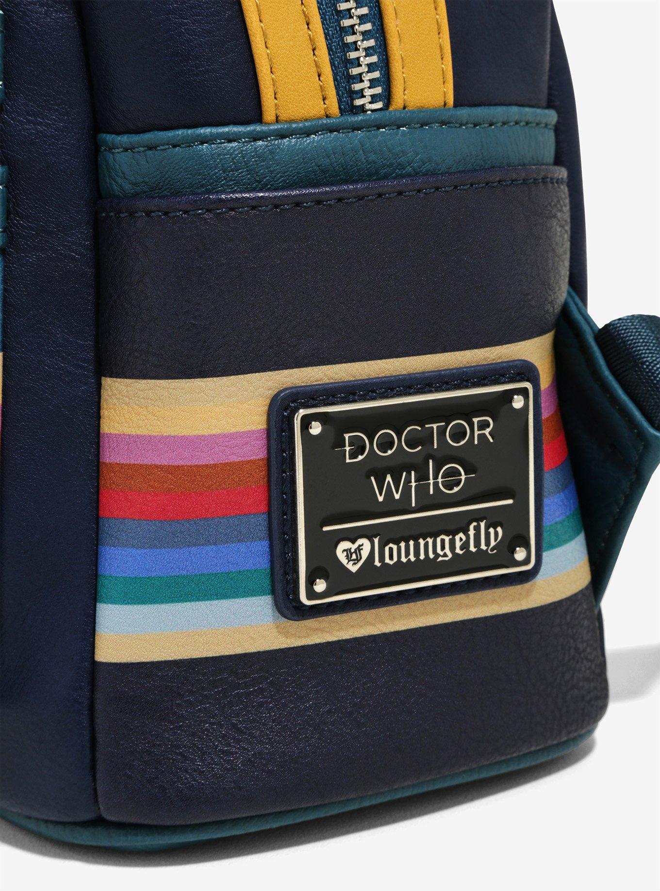 Loungefly Doctor Who Thirteenth Doctor Striped Mini Backpack - BoxLunch Exclusive, , alternate