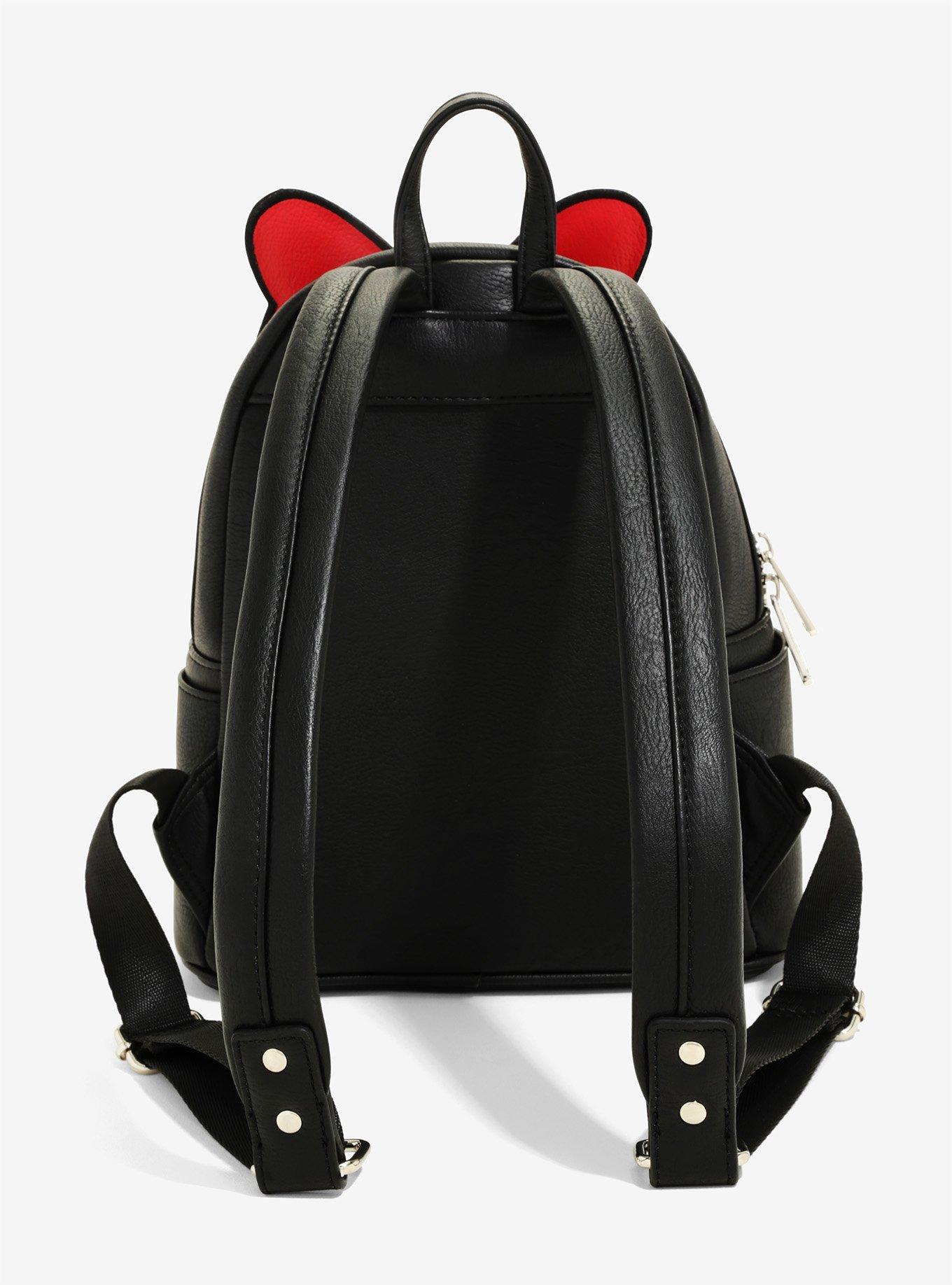 Loungefly Studio Ghibli Kiki's Delivery Service Jiji Bow Mini Backpack - BoxLunch Exclusive, , alternate