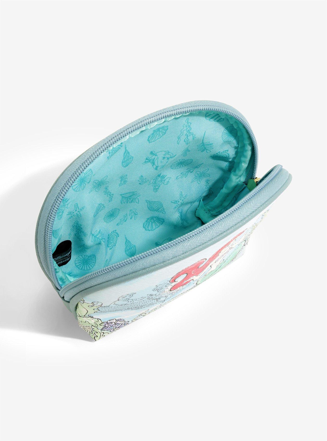 Loungefly Disney The Little Mermaid Sea Cosmetic Bag Set - BoxLunch Exclusive, , alternate