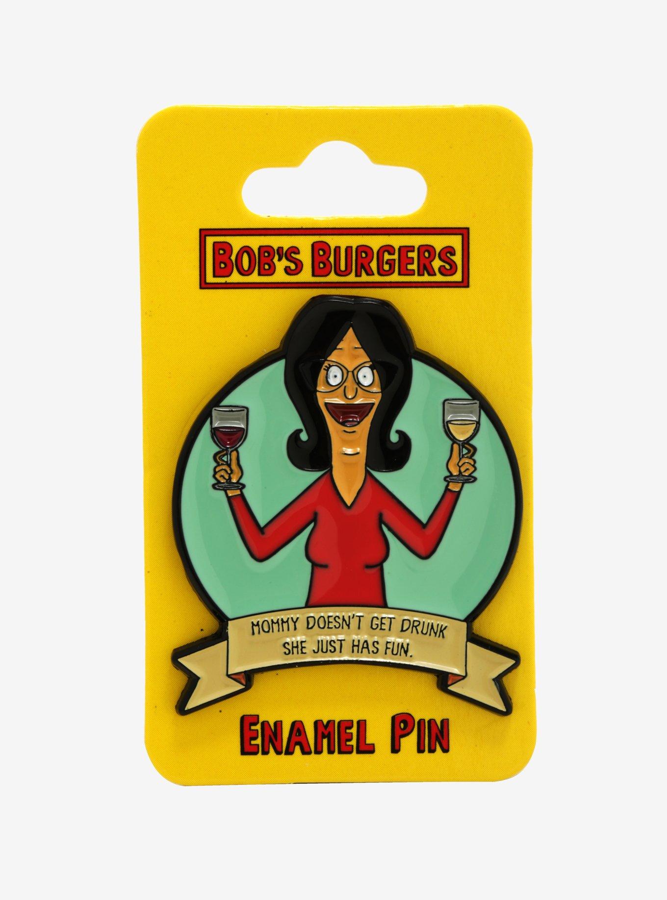 Bob's Burgers Mommy Has Fun Enamel Pin - BoxLunch Exclusive, , alternate