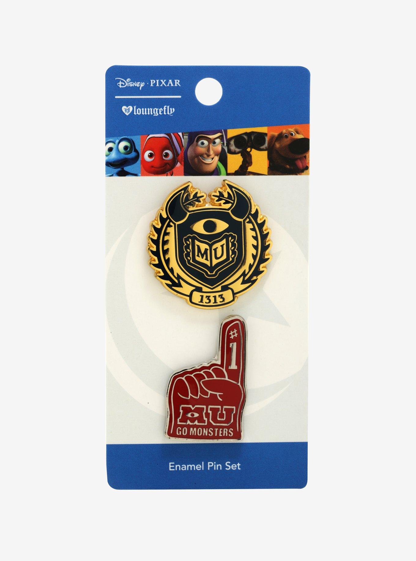 Disney Pixar Monsters University Enamel Pin Set - BoxLunch Exclusive, , alternate