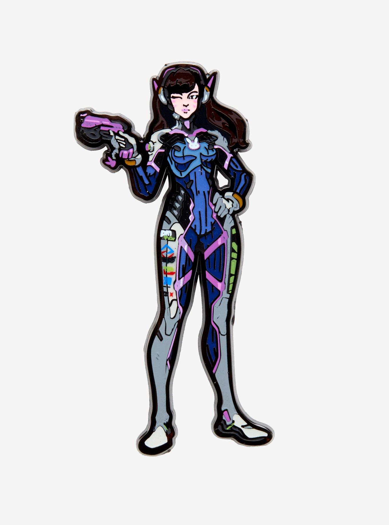 FiGPiN Overwatch D.Va Enamel Pin, , alternate