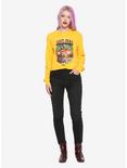 Notorious B.I.G. Ready To Die Tour Cropped Long-Sleeve Girls T-Shirt, YELLOW, alternate