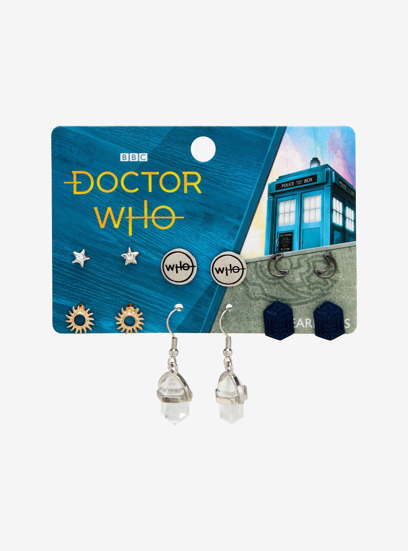 Doctor Who Symbols Earring Set, , alternate
