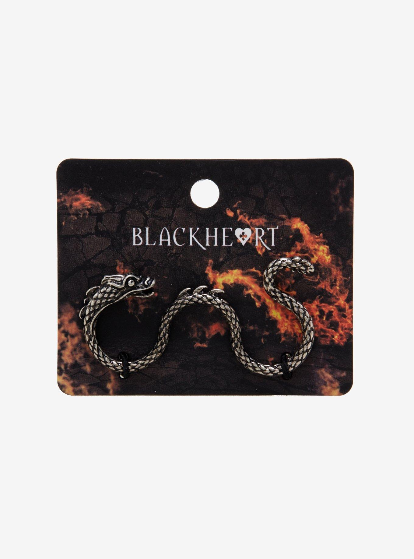 Blackheart Dragon Three-Finger Ring, , alternate