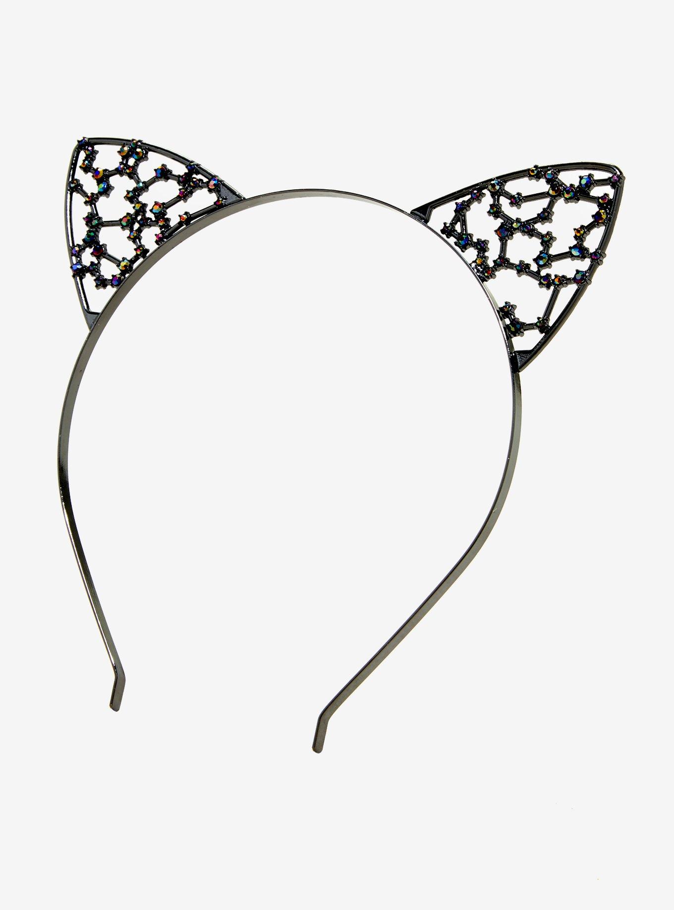 Constellation Cat Ear Headband, , alternate