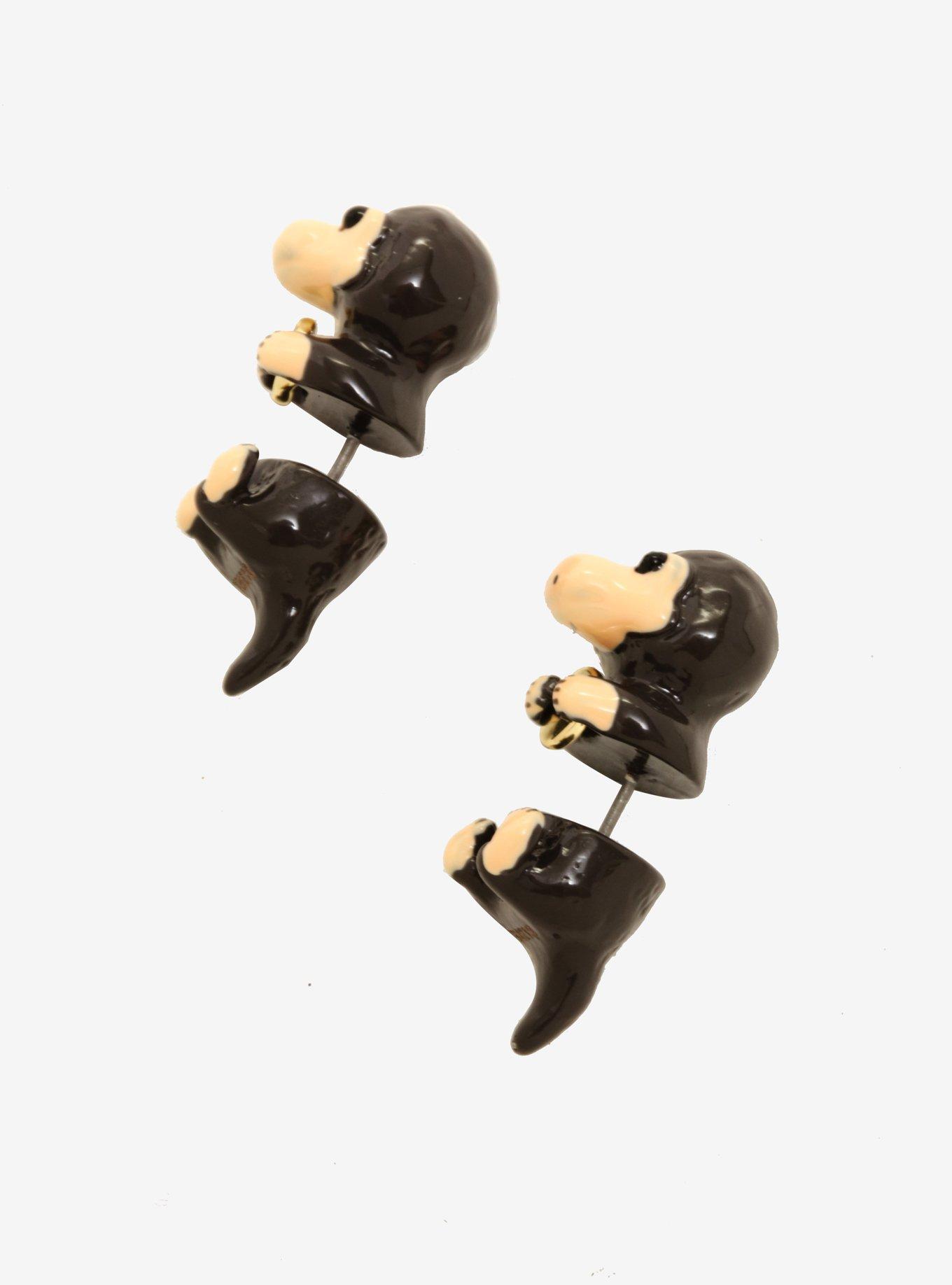 Fantastic Beasts: The Crimes of Grindelwald Niffler Faux Tunnel Earrings, , alternate