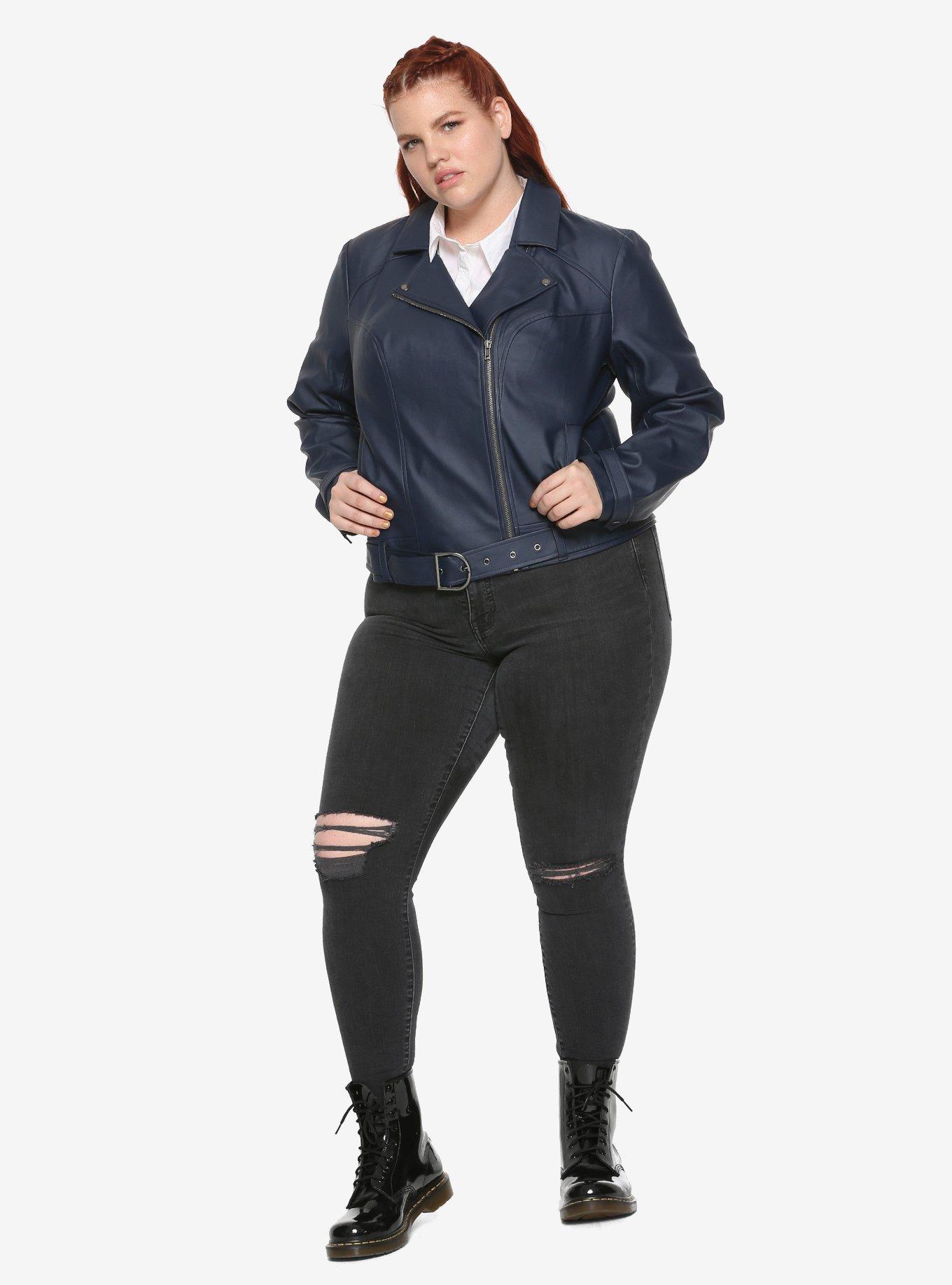 Fantastic Beasts: The Crimes of Grindelwald Tina Girls Faux Leather Jacket Plus Size, , alternate