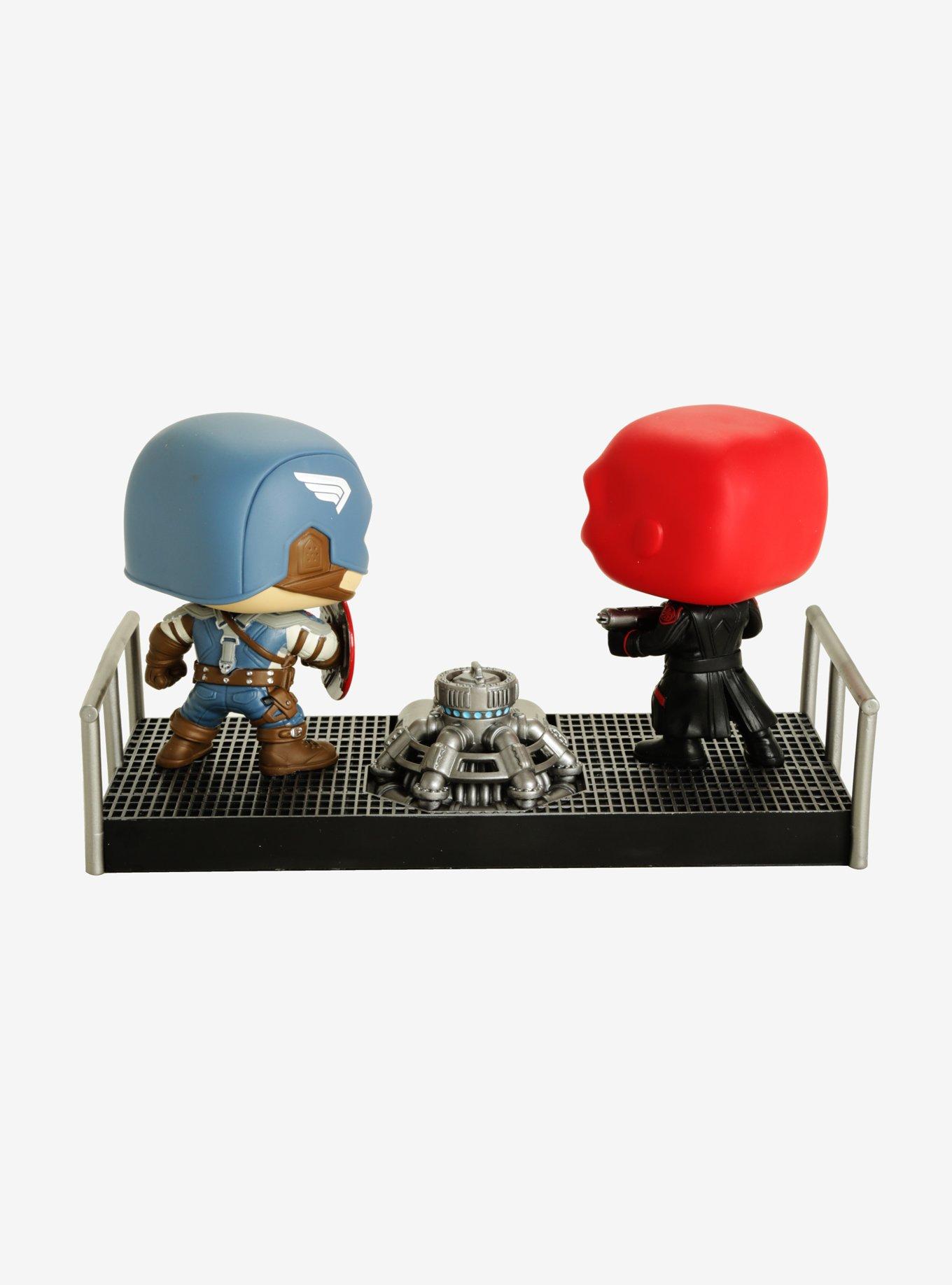 Funko Pop! Movie Moments Marvel Studios Red Skull Vs. Captain America Vinyl Figure Set, , alternate