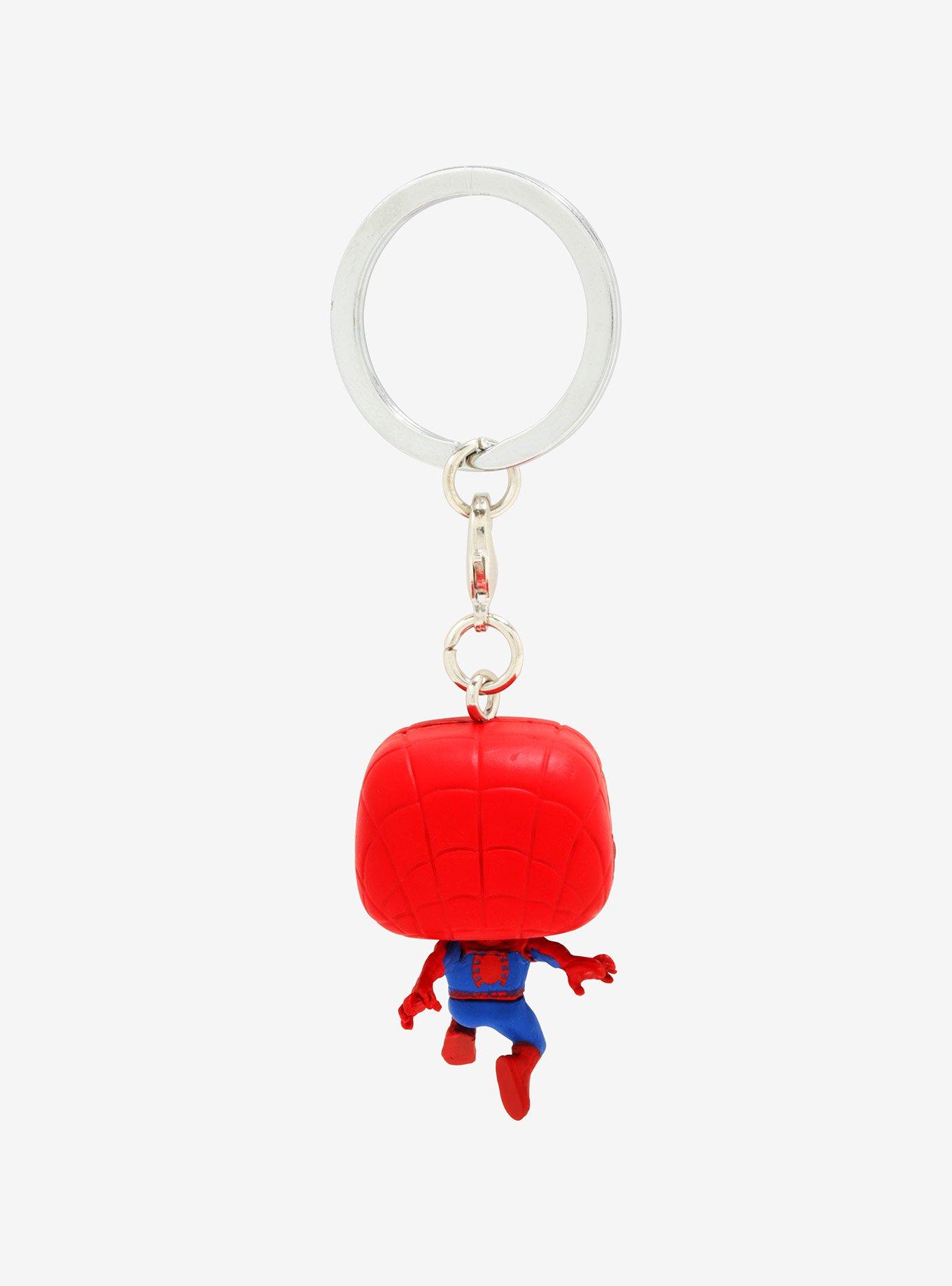 Funko Marvel Spider-Man: Into The Spider-Verse Pocket Pop! Peter Parker Bobble-Head Key Chain, , alternate