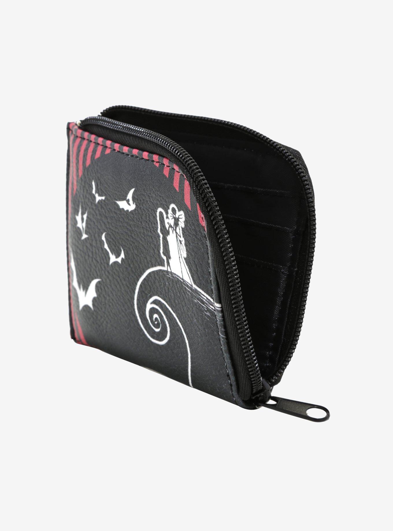 Loungefly The Nightmare Before Christmas Spiral Hill Square Zipper Wallet, , alternate