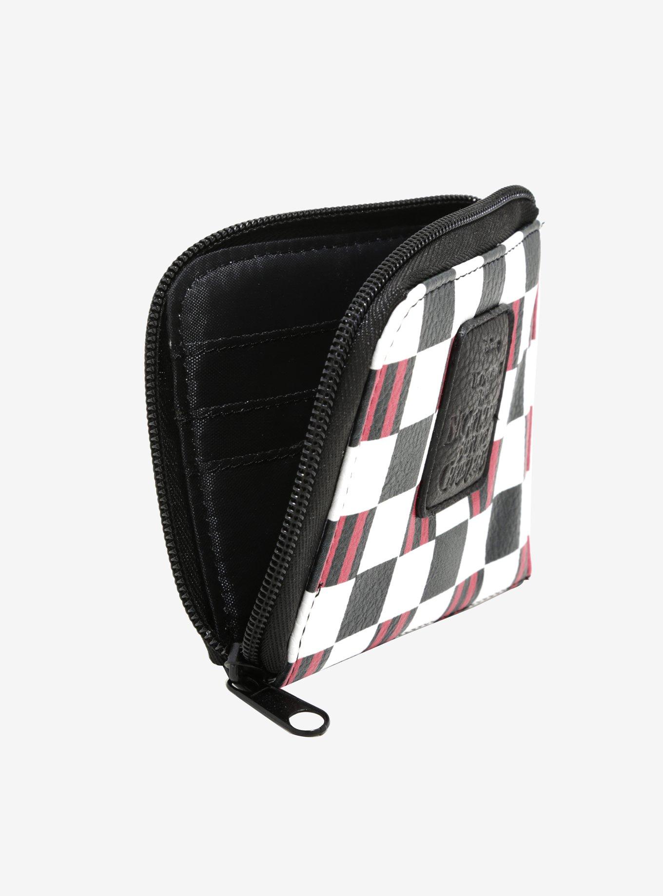 Loungefly The Nightmare Before Christmas Spiral Hill Square Zipper Wallet, , alternate