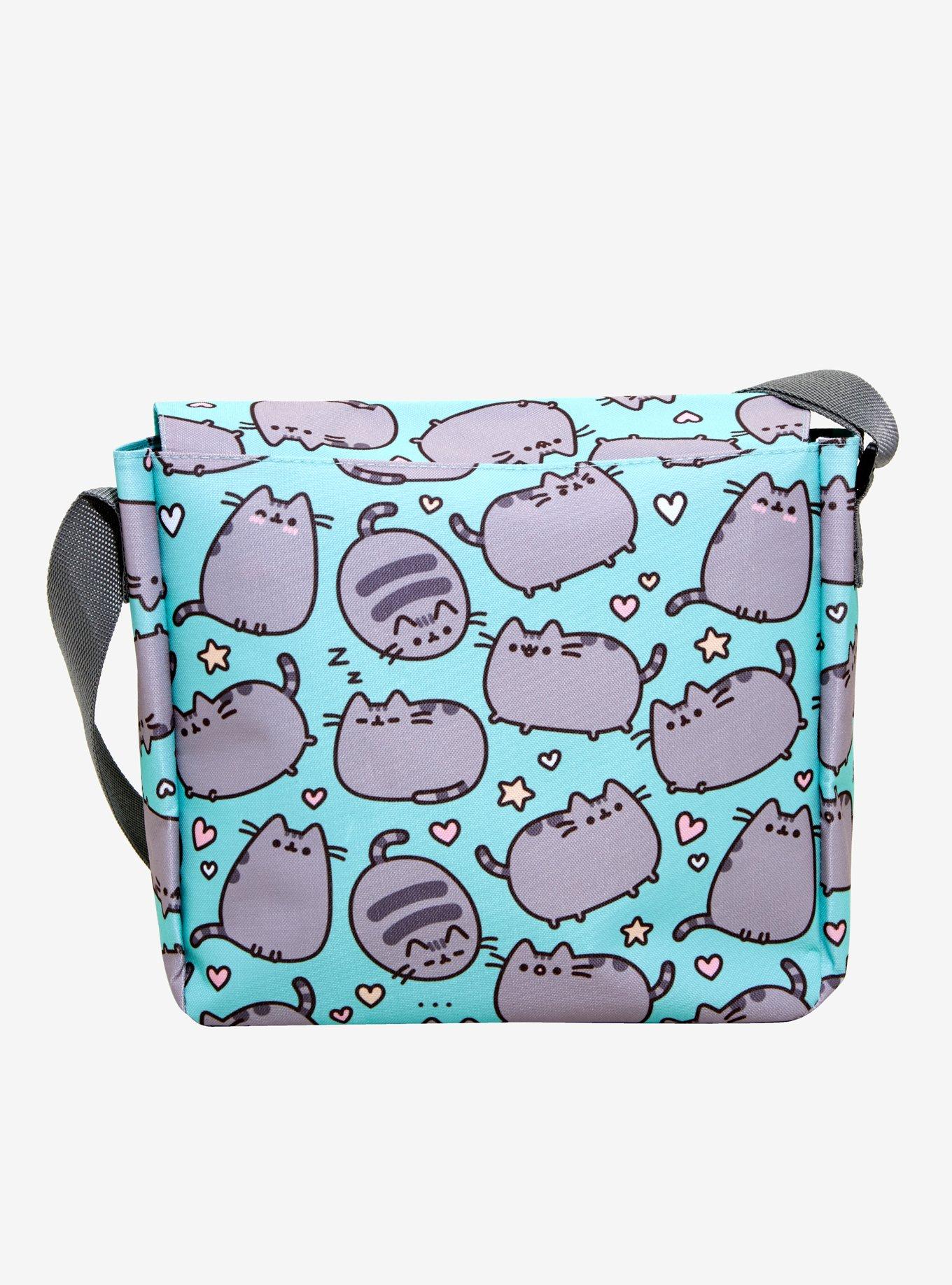 Pusheen Pastel Teal Messenger Bag, , alternate