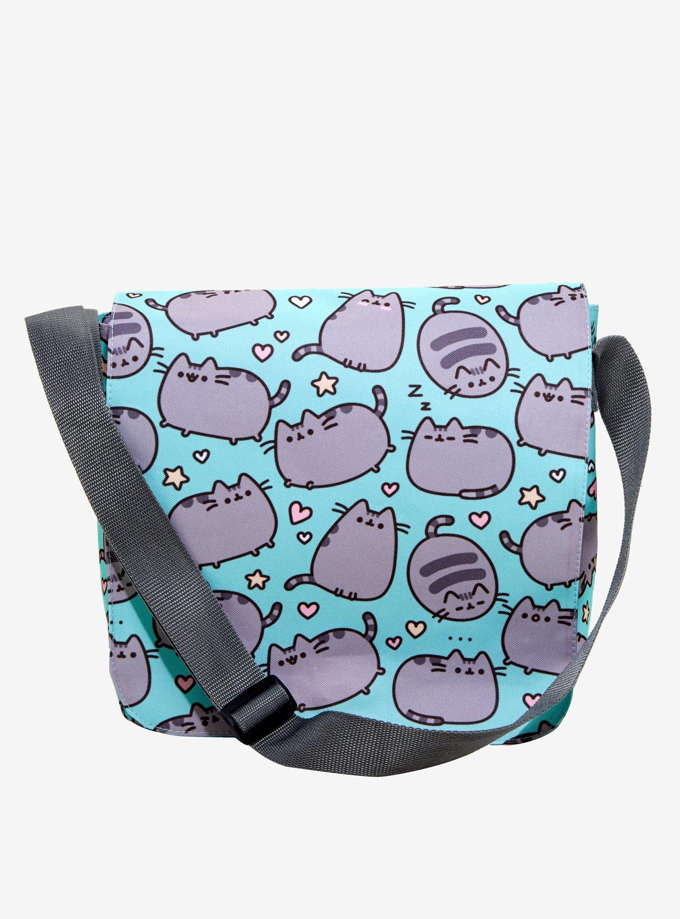 Pusheen Pastel Teal Messenger Bag, , alternate