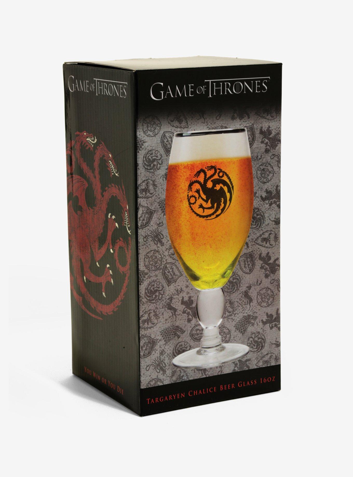 Game Of Thrones Targaryen Chalice Beer Glass, , alternate