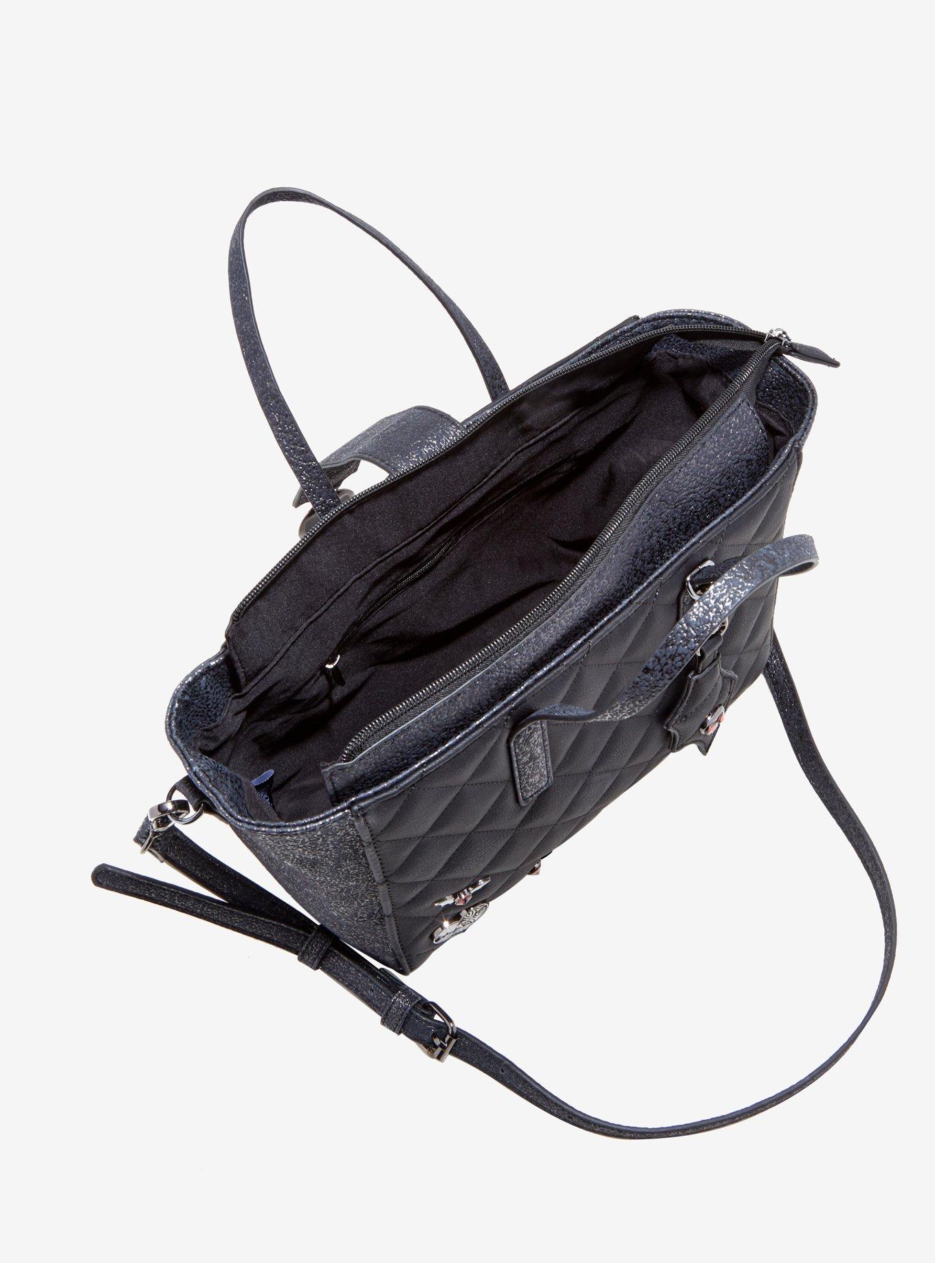 The Nightmare Before Christmas Quilted Icon Satchel Bag, , alternate