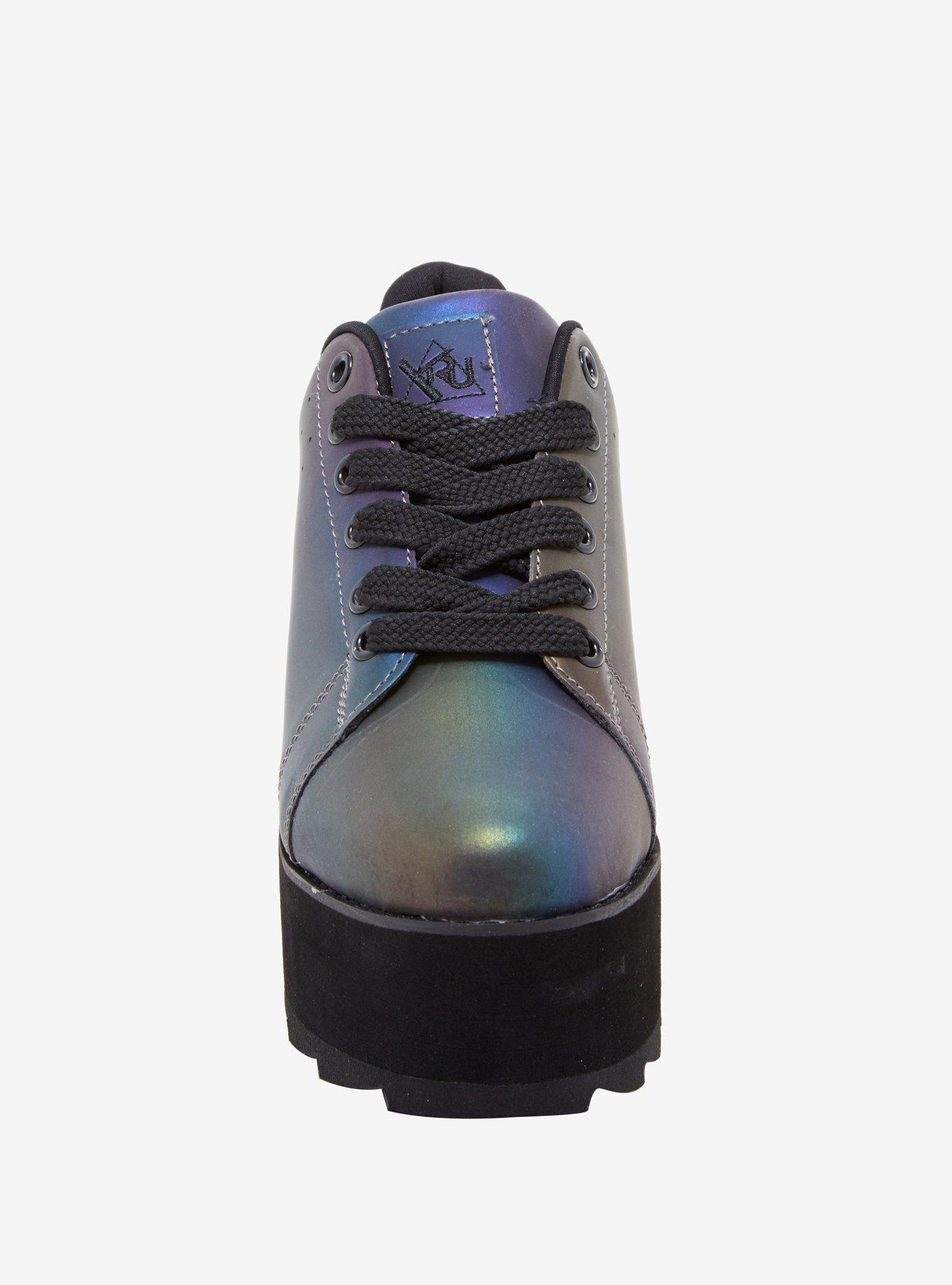 Y.R.U. Lala Reflective Platform Sneakers, , alternate